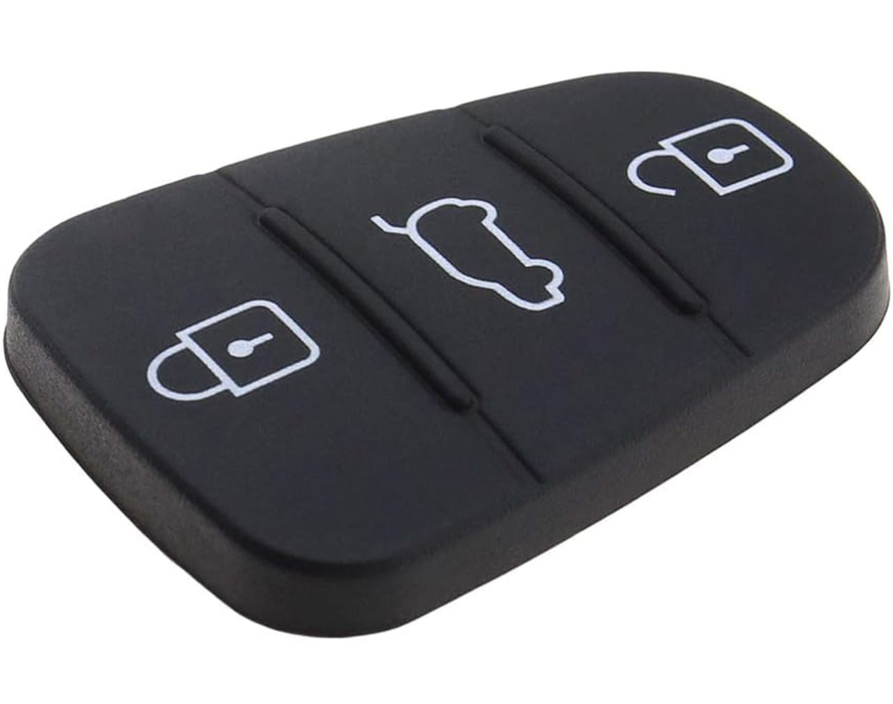 Membrana Cauciuc Butoane Cheie Auto 3 Butoane – Compatibila Hyundai i10, i20, i30, ix35, ix45, Elantra, Tucson, Santa Fe - imagine 7
