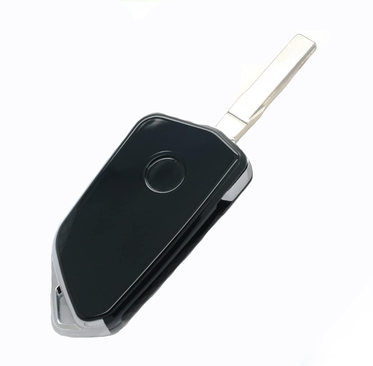 Carcasa Cheie Auto tip Briceag Techstar Modificata, 3 Butoane, Compatibila Volkswagen Golf 5, Passat B6, Touran - 1 | YEO
