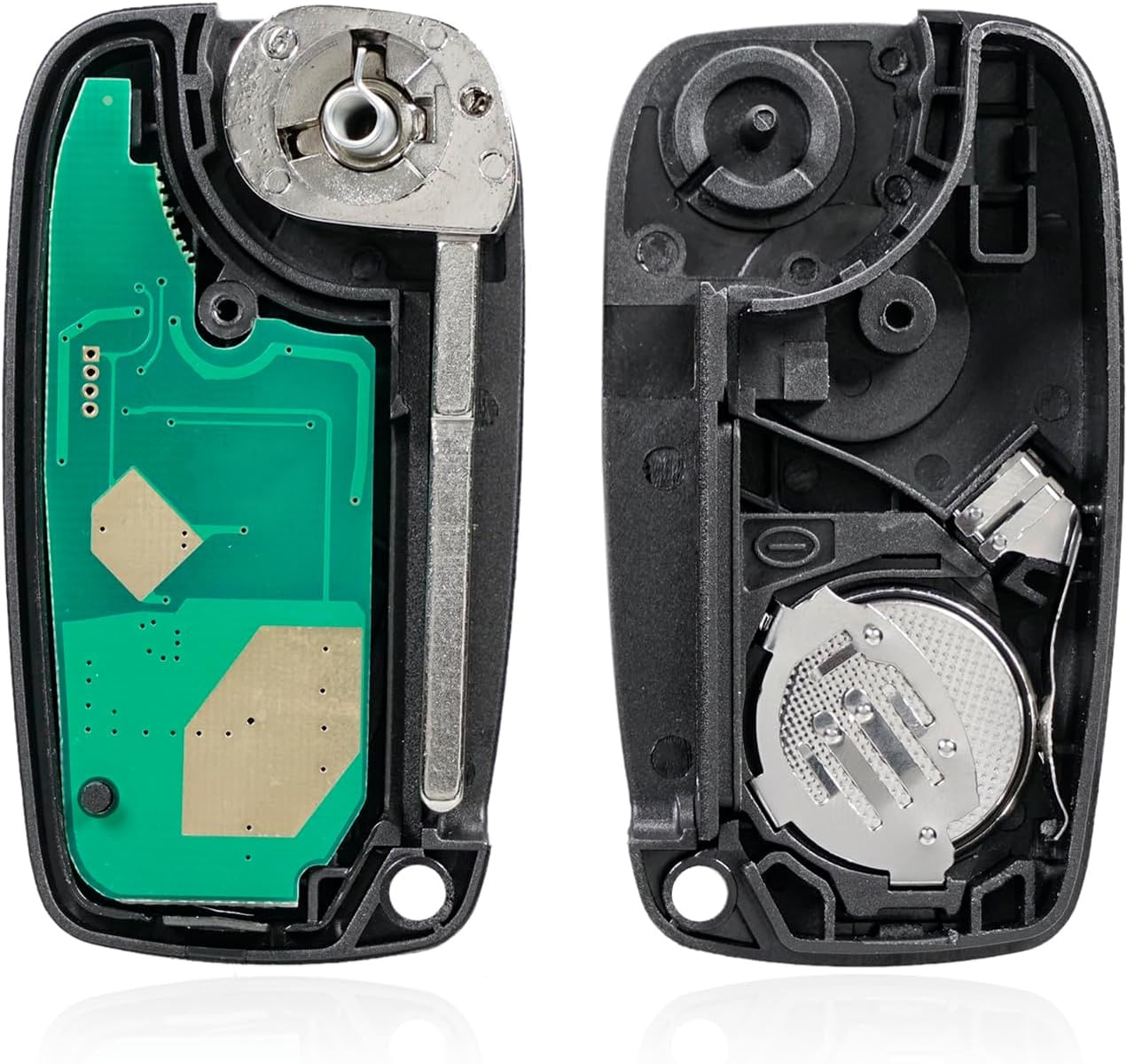 Cheie Auto Programabila Completa 433MHz, cu 3 butoane, compatibila Fiat Qubo, Fiorino, Doblo, Punto, Citroen Nemo - 3 | YEO