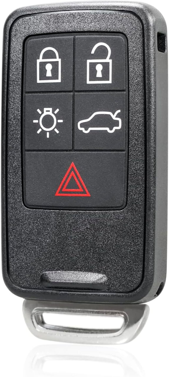 Cheie Auto Programabila Completa 433MHz, Techstar, cu 5 butoane si Cip ID46, Compatibila Volvo S60, V60, V70, XC6 - 1 | YEO