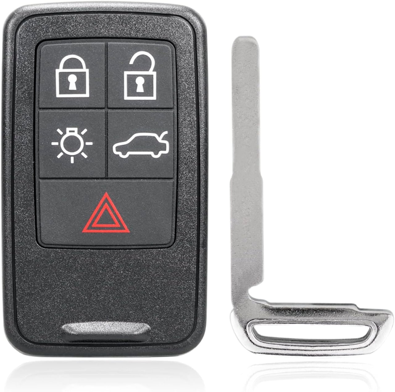 Cheie Auto Programabila Completa 433MHz, Techstar, cu 5 butoane si Cip ID46, Compatibila Volvo S60, V60, V70, XC6 - 3 | YEO