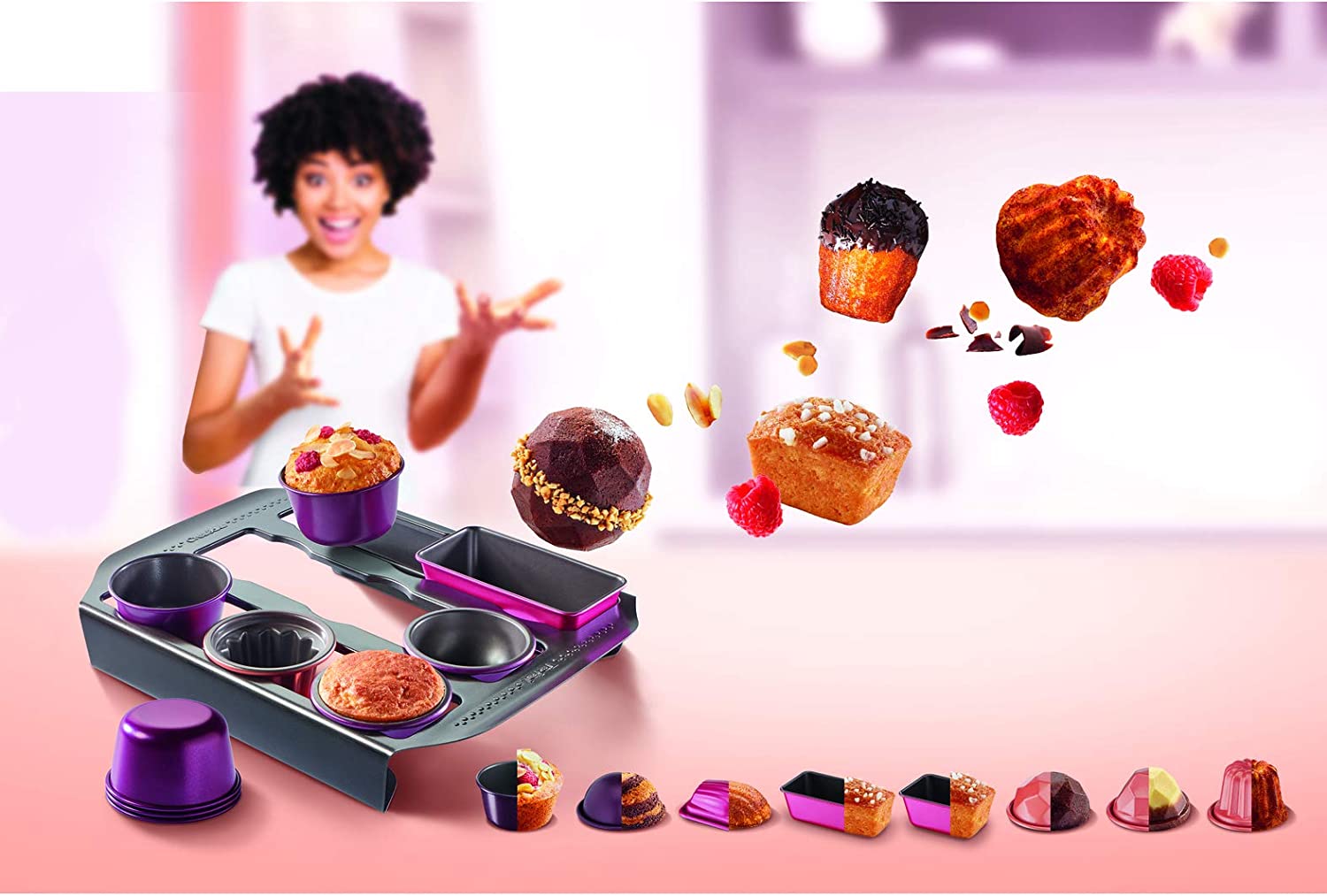 Set de 3 forme sferice, Tefal Creabake - 3 | YEO