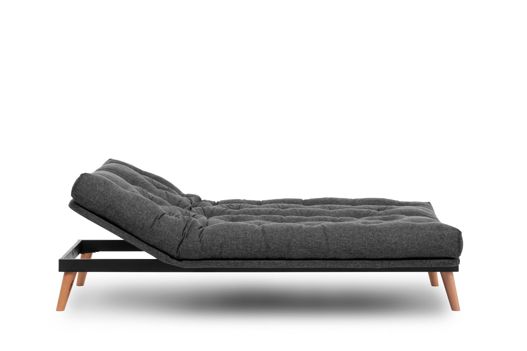 Canapea extensibila 3 locuri, Atelier Del Sofa, stofa in, gri inchis, 185x82x92 cm — imaginea 13