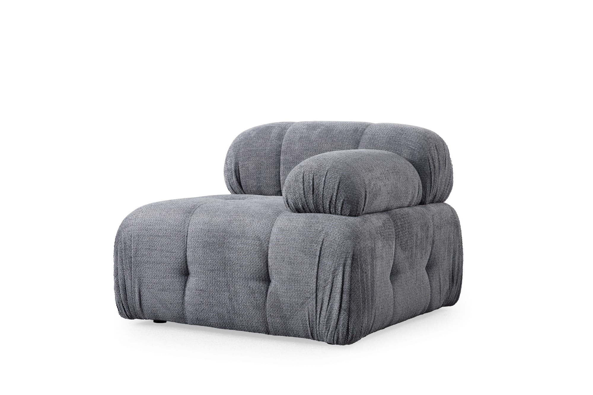 Canapea 3 locuri, Atelier Del Sofa, lemn fag si pal, gri, 290x95x75 cm — imaginea 7