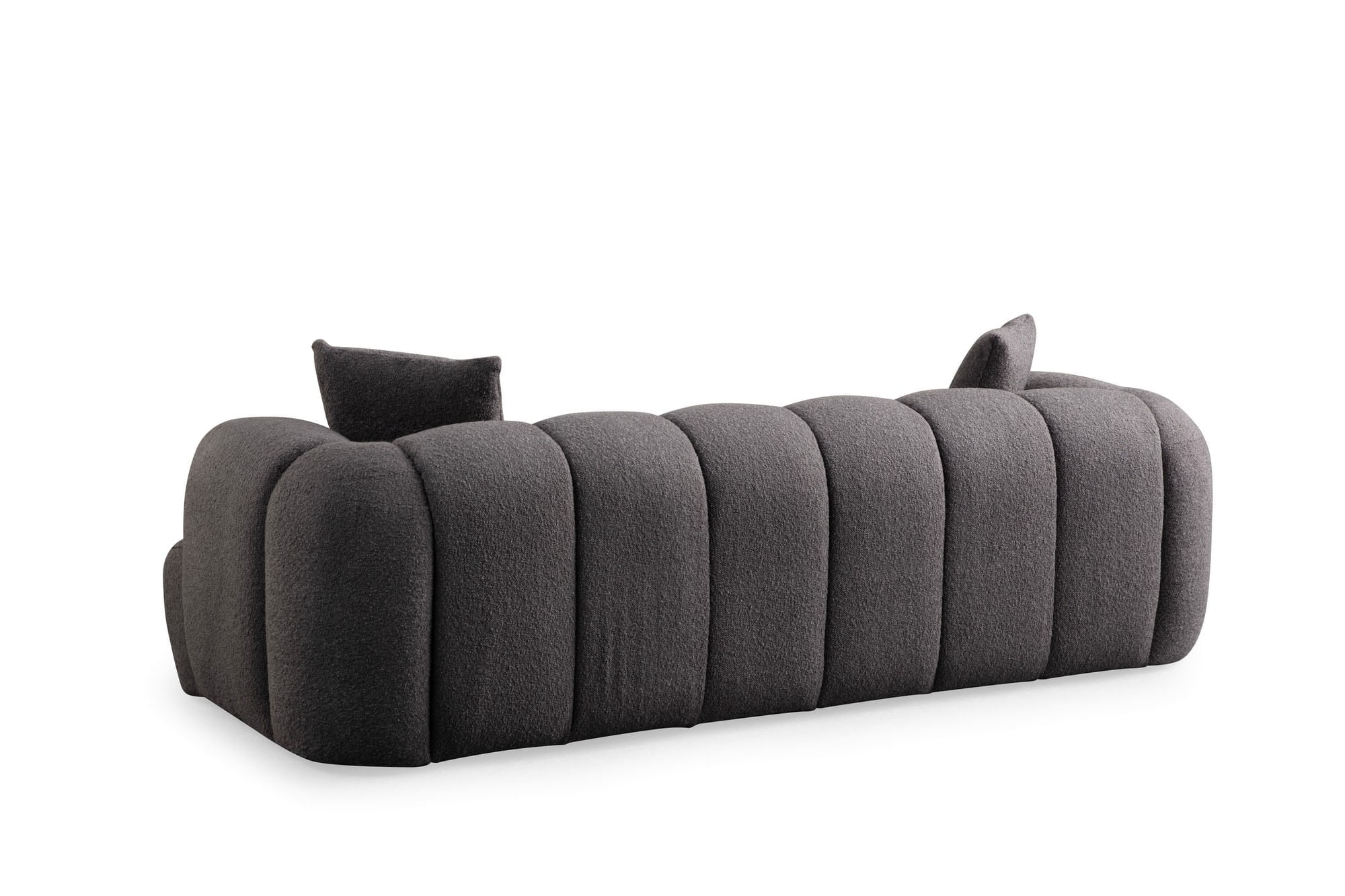 Canapea 3 locuri, Atelier Del Sofa, poliester, antracit, 255x115x77 cm — imaginea 2