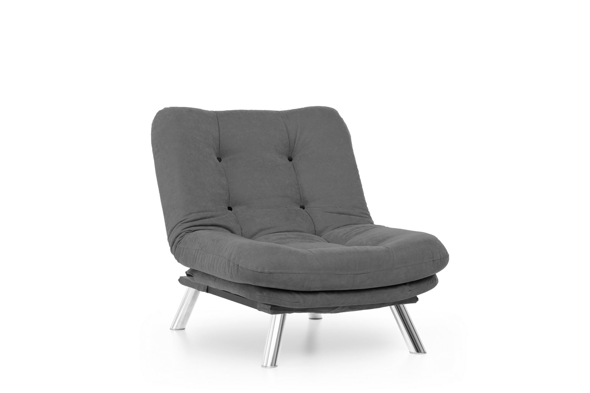 Canapea 1 loc, Atelier Del Sofa, metal, gri, 88x105x90 cm — imaginea 6