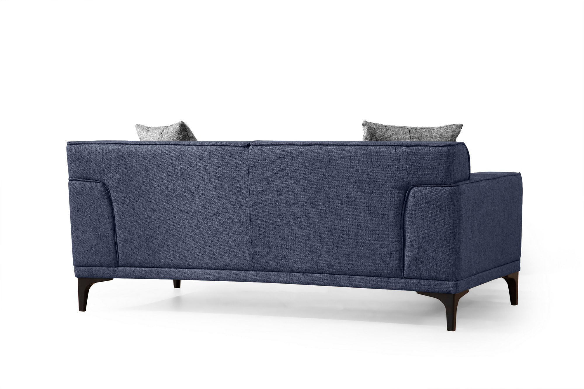 Canapea 2 locuri, Atelier Del Sofa, lemn fag si pal, albastru, 165x87x86 cm — imaginea 4