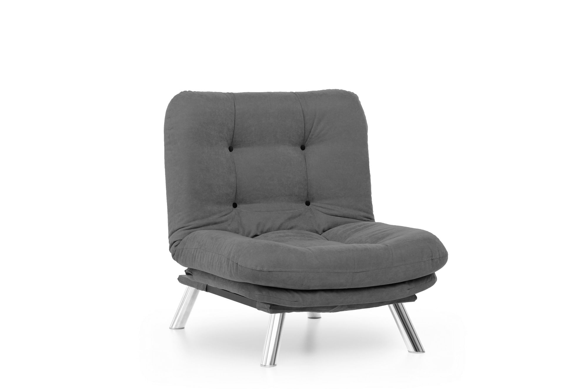 Canapea 1 loc, Atelier Del Sofa, metal, gri, 88x105x90 cm — imaginea 7