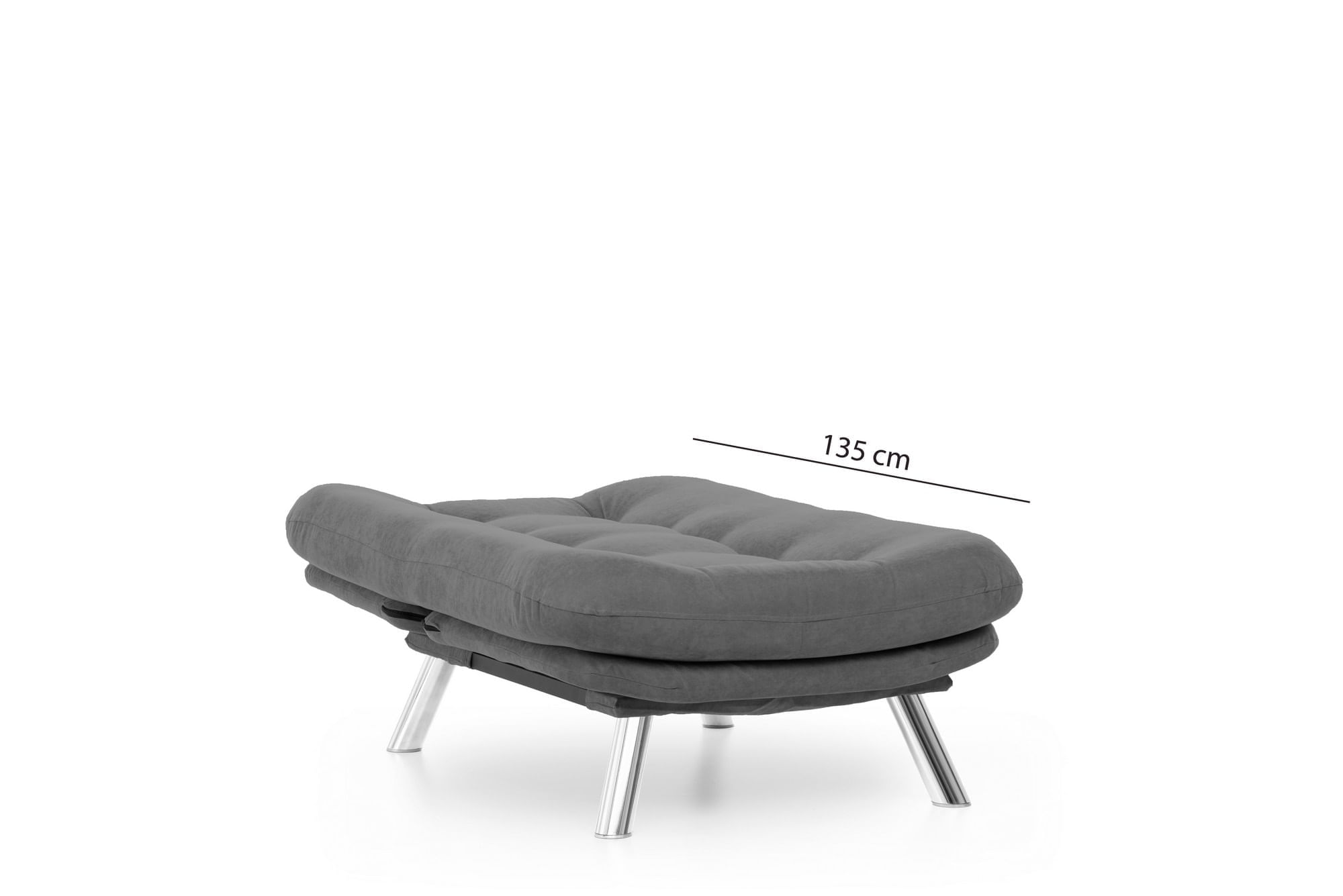 Canapea 1 loc, Atelier Del Sofa, metal, gri, 88x105x90 cm — imaginea 11