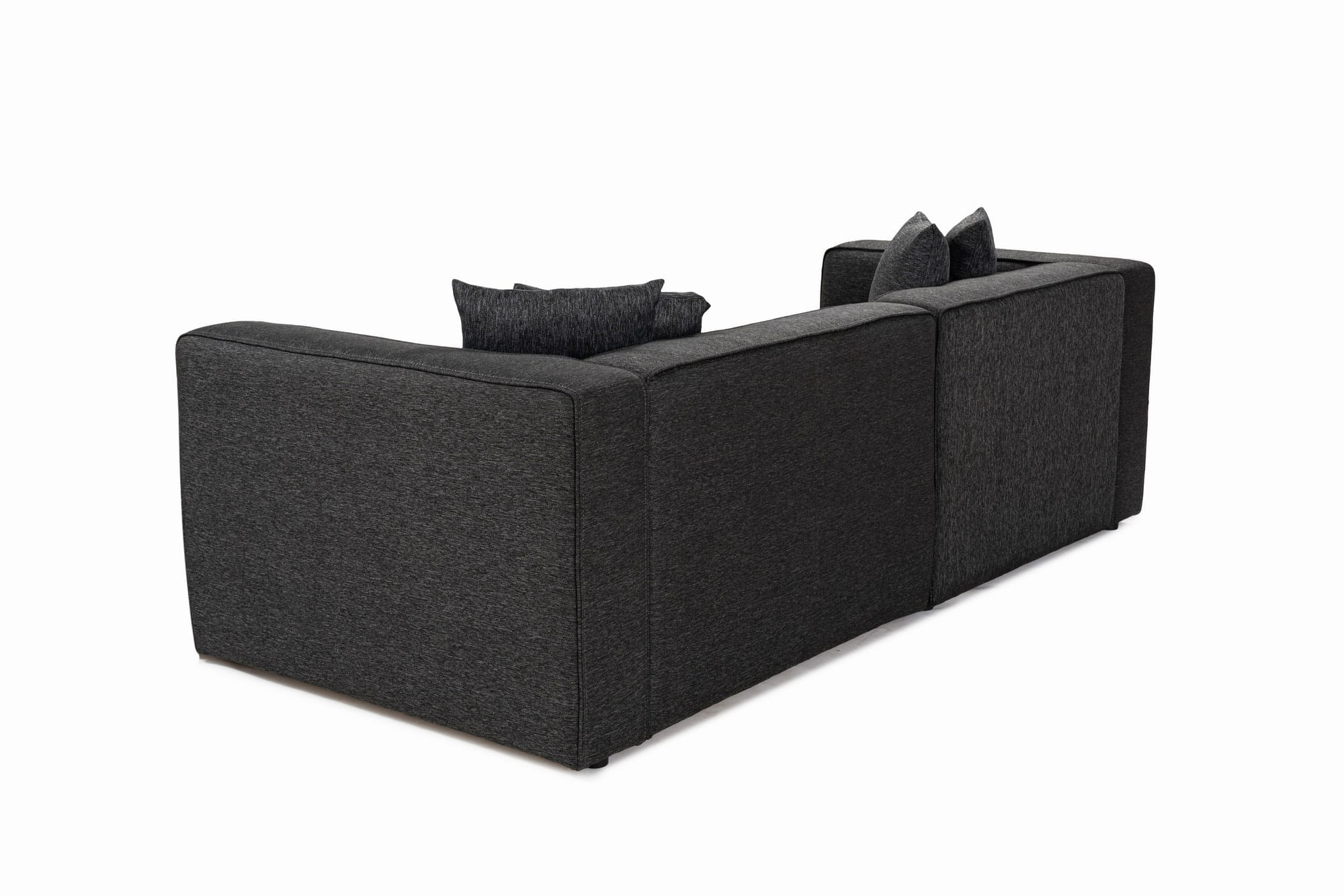 Canapea 2 locuri, Atelier Del Sofa, stofa, antracit, 220x90x69 cm — imaginea 6