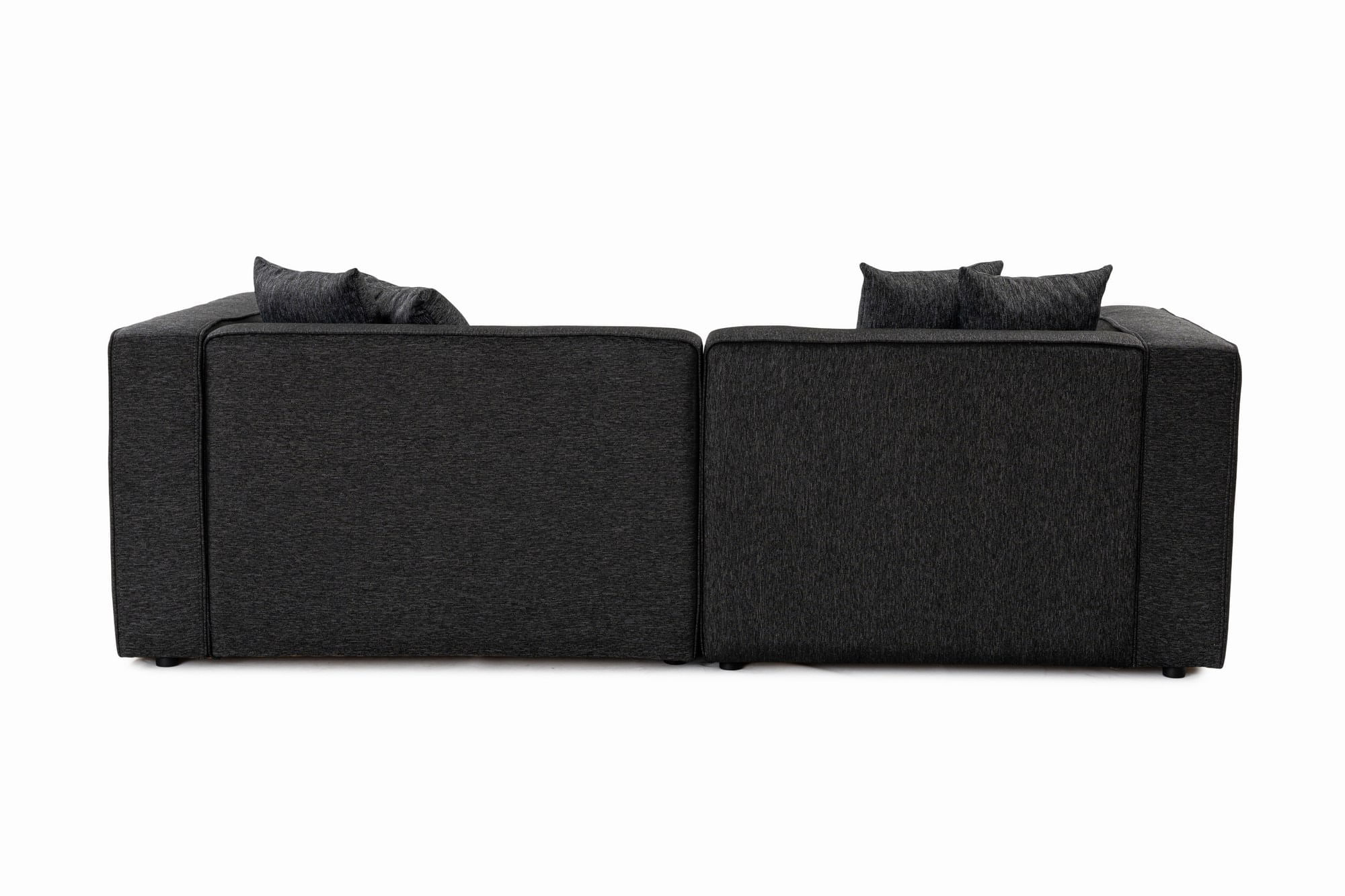 Canapea 2 locuri, Atelier Del Sofa, stofa, antracit, 220x90x69 cm — imaginea 8