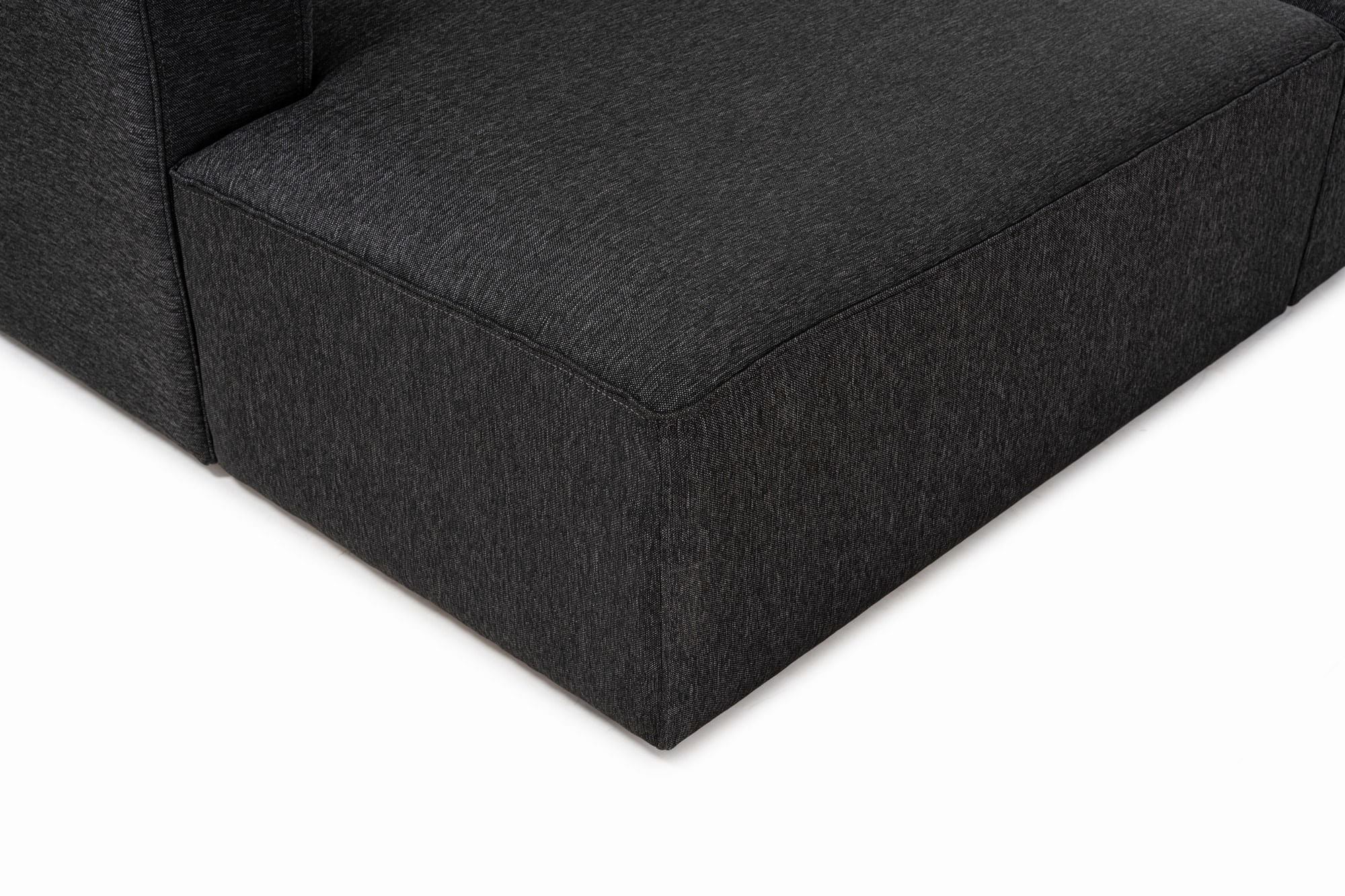 Canapea 2 locuri, Atelier Del Sofa, stofa, antracit, 220x90x69 cm — imaginea 9