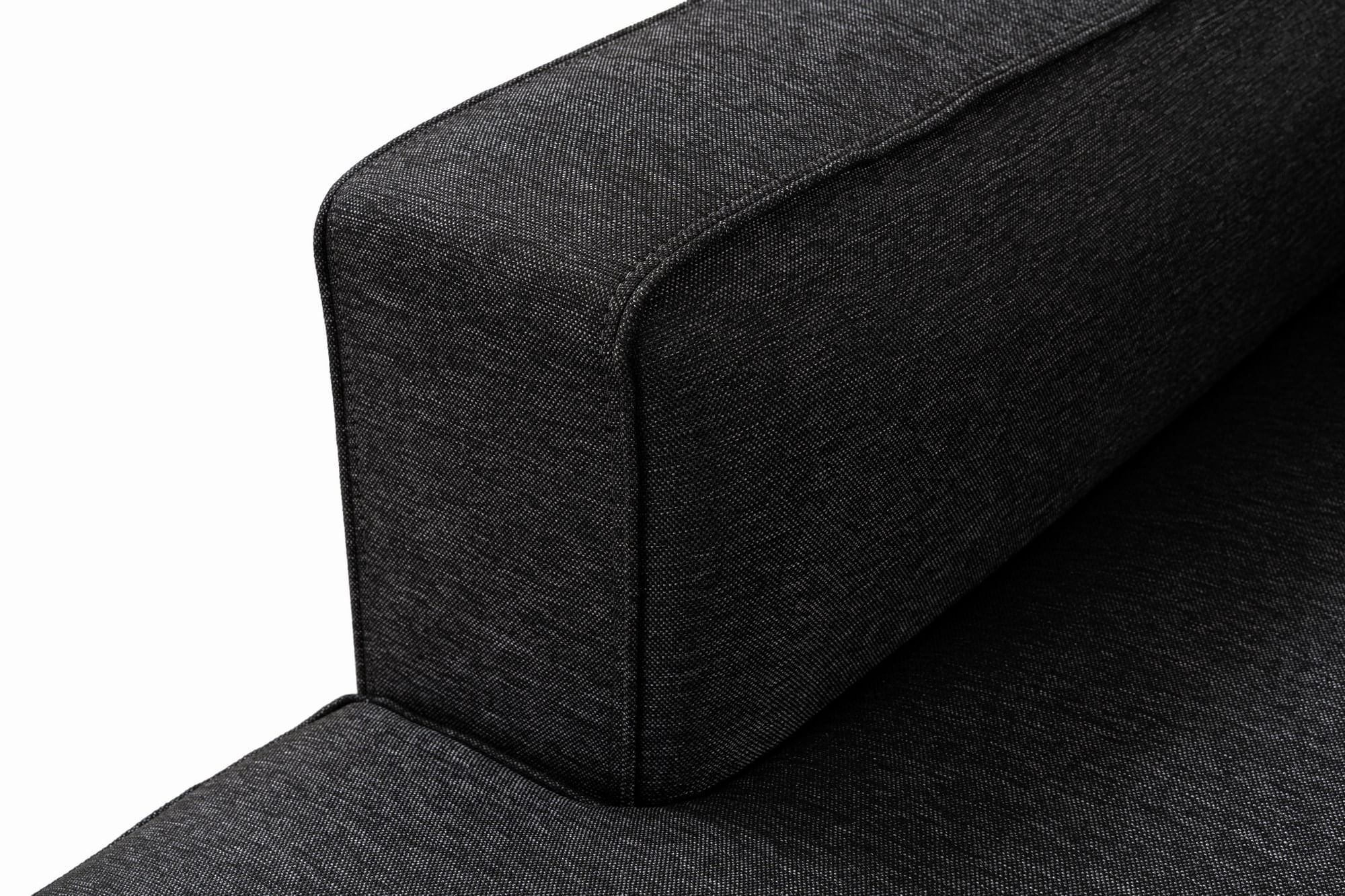 Canapea 2 locuri, Atelier Del Sofa, stofa, antracit, 220x90x69 cm — imaginea 11