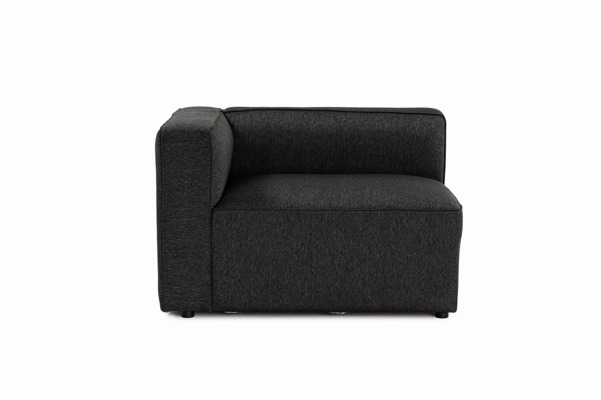 Canapea 2 locuri, Atelier Del Sofa, stofa, antracit, 220x90x69 cm — imaginea 13