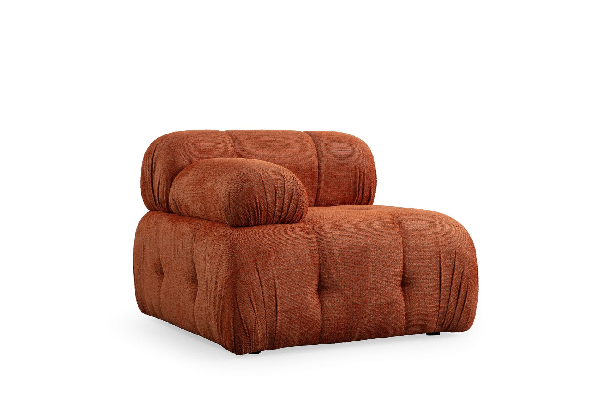 Canapea 2 locuri, Atelier Del Sofa, poliester, portocaliu, 190x95x75 cm — imaginea 4