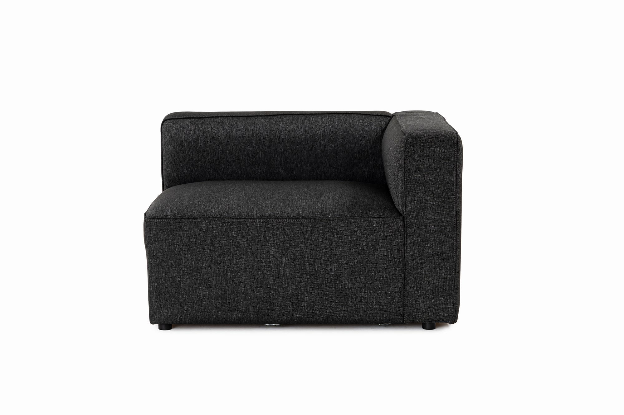 Canapea 2 locuri, Atelier Del Sofa, stofa, antracit, 220x90x69 cm — imaginea 14