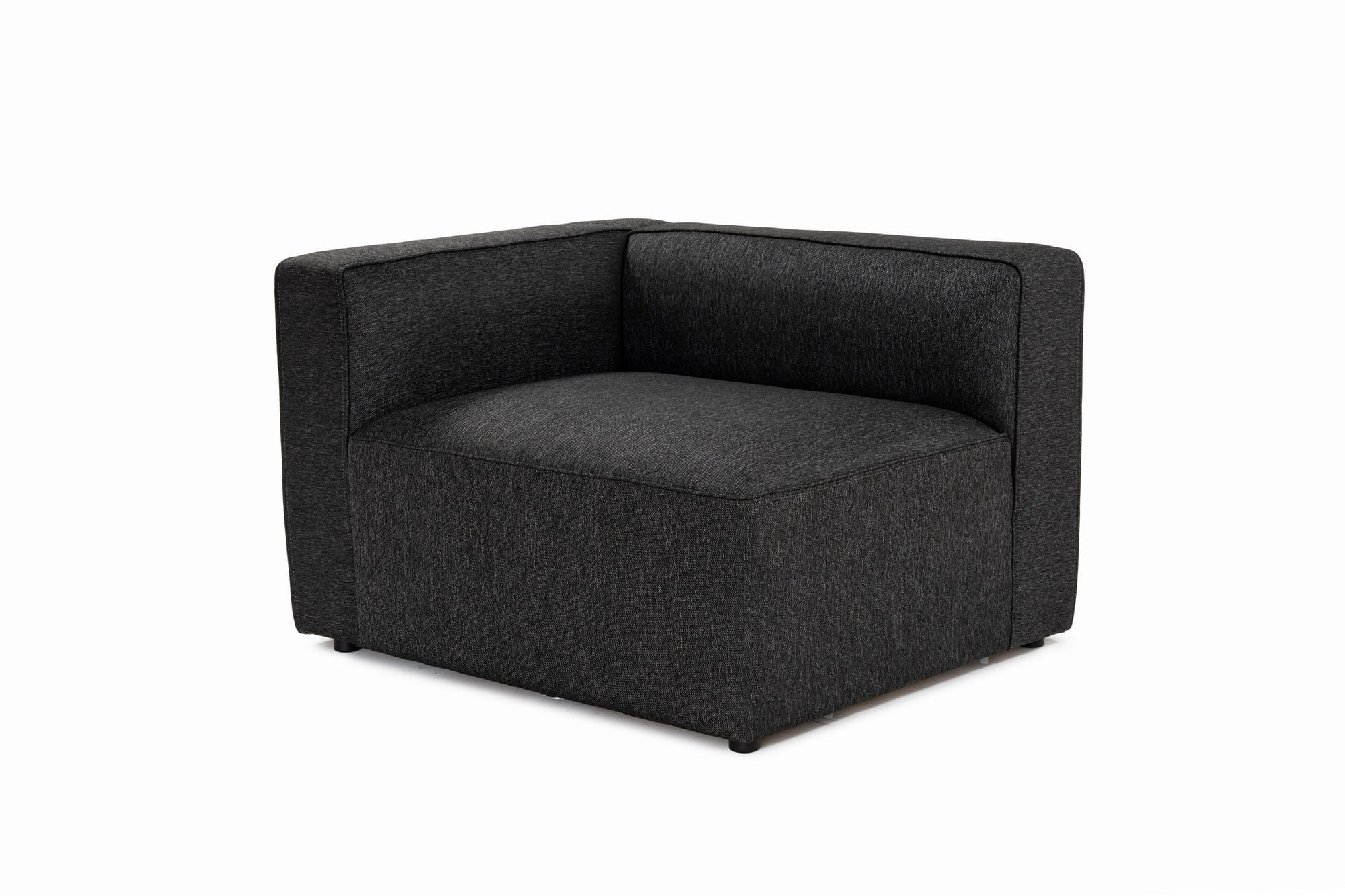 Canapea 2 locuri, Atelier Del Sofa, stofa, antracit, 220x90x69 cm — imaginea 15