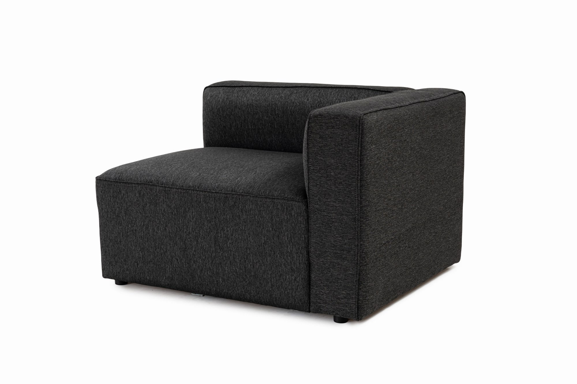 Canapea 2 locuri, Atelier Del Sofa, stofa, antracit, 220x90x69 cm — imaginea 16