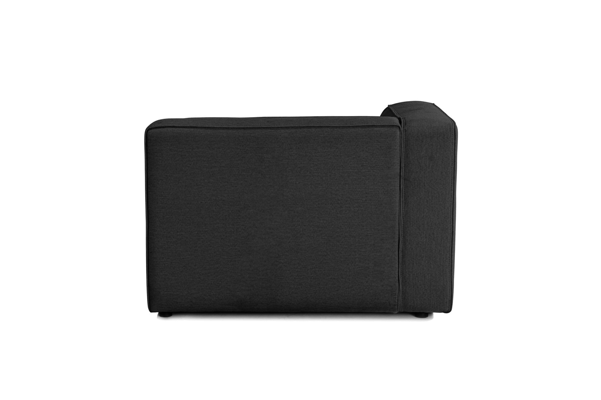 Canapea 2 locuri, Atelier Del Sofa, stofa, antracit, 220x90x69 cm — imaginea 19