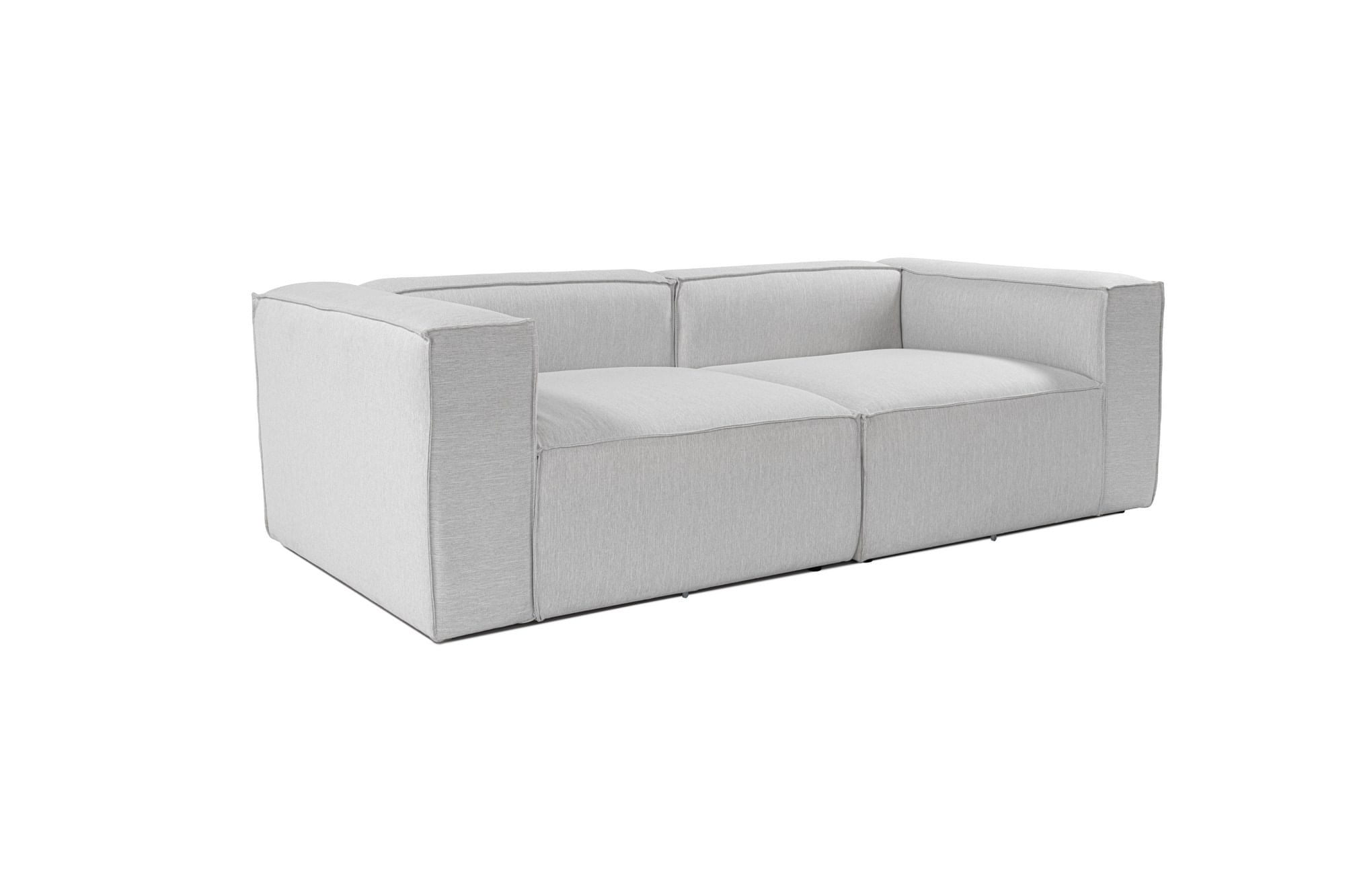 Canapea 2 locuri, Atelier Del Sofa, in, gri deschis, 248x66x43 cm