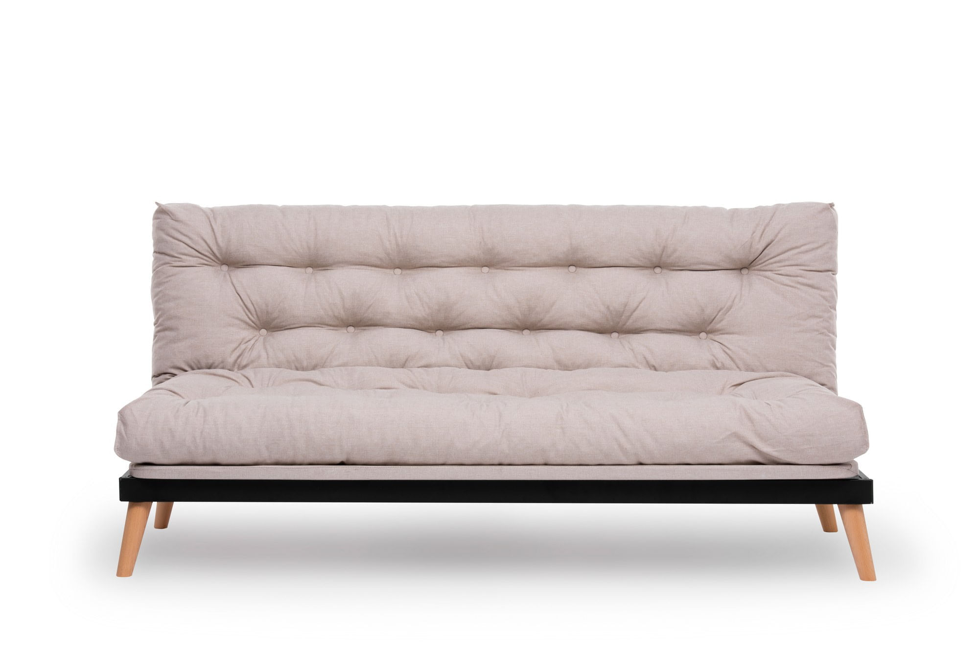 Canapea extensibila 3 locuri, Atelier Del Sofa, structura metal, stofa in, crem, 185x92x82 cm — imaginea 12