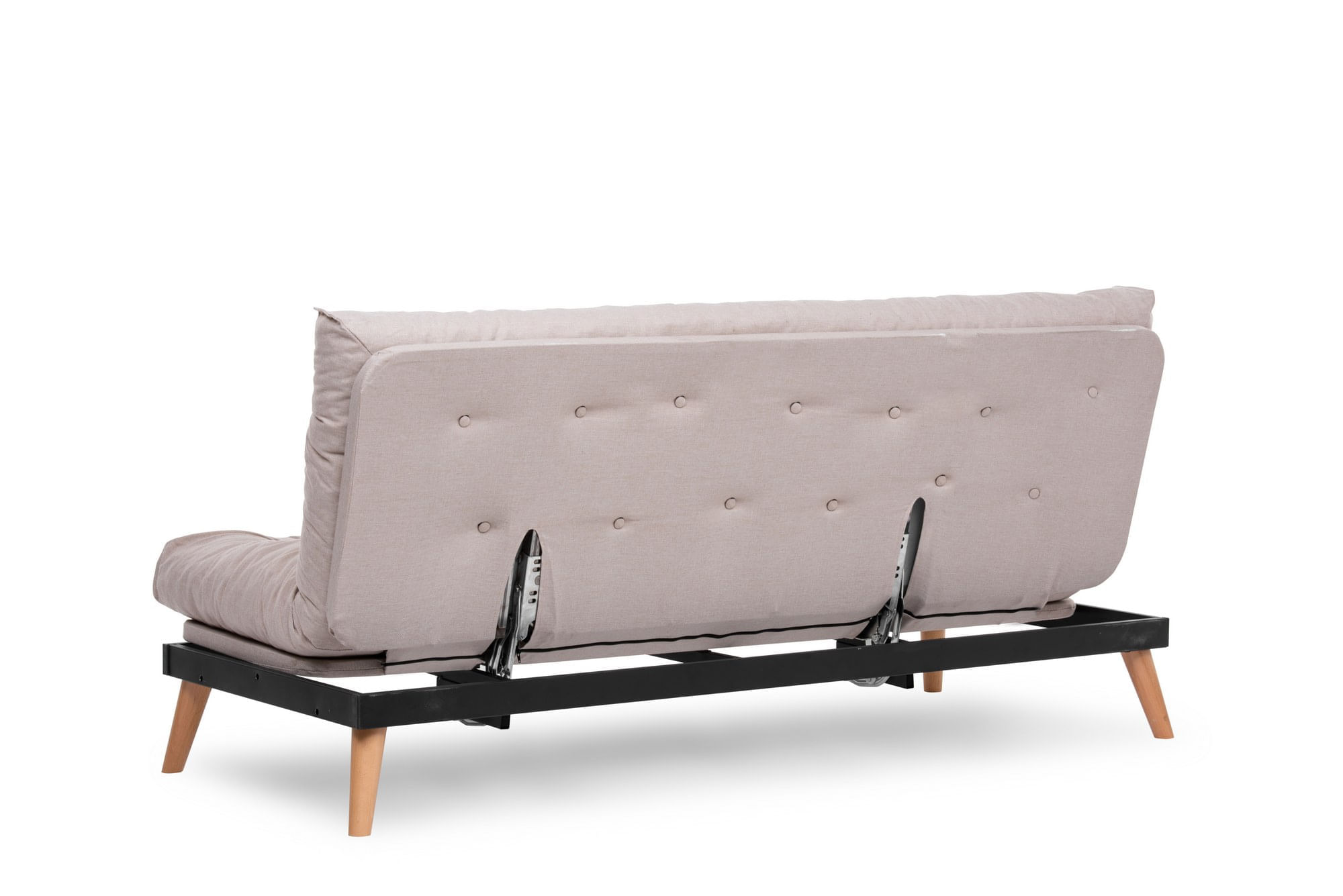 Canapea extensibila 3 locuri, Atelier Del Sofa, structura metal, stofa in, crem, 185x92x82 cm — imaginea 13