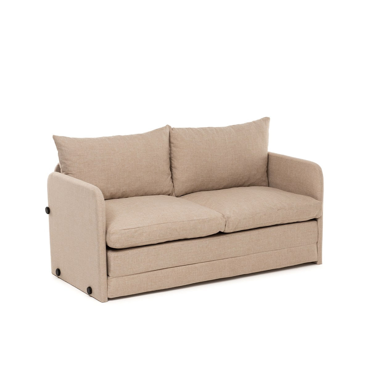Canapea extensibila, Atelier Del Sofa, structura metalica, stofa in, bej, 128x70x66 cm