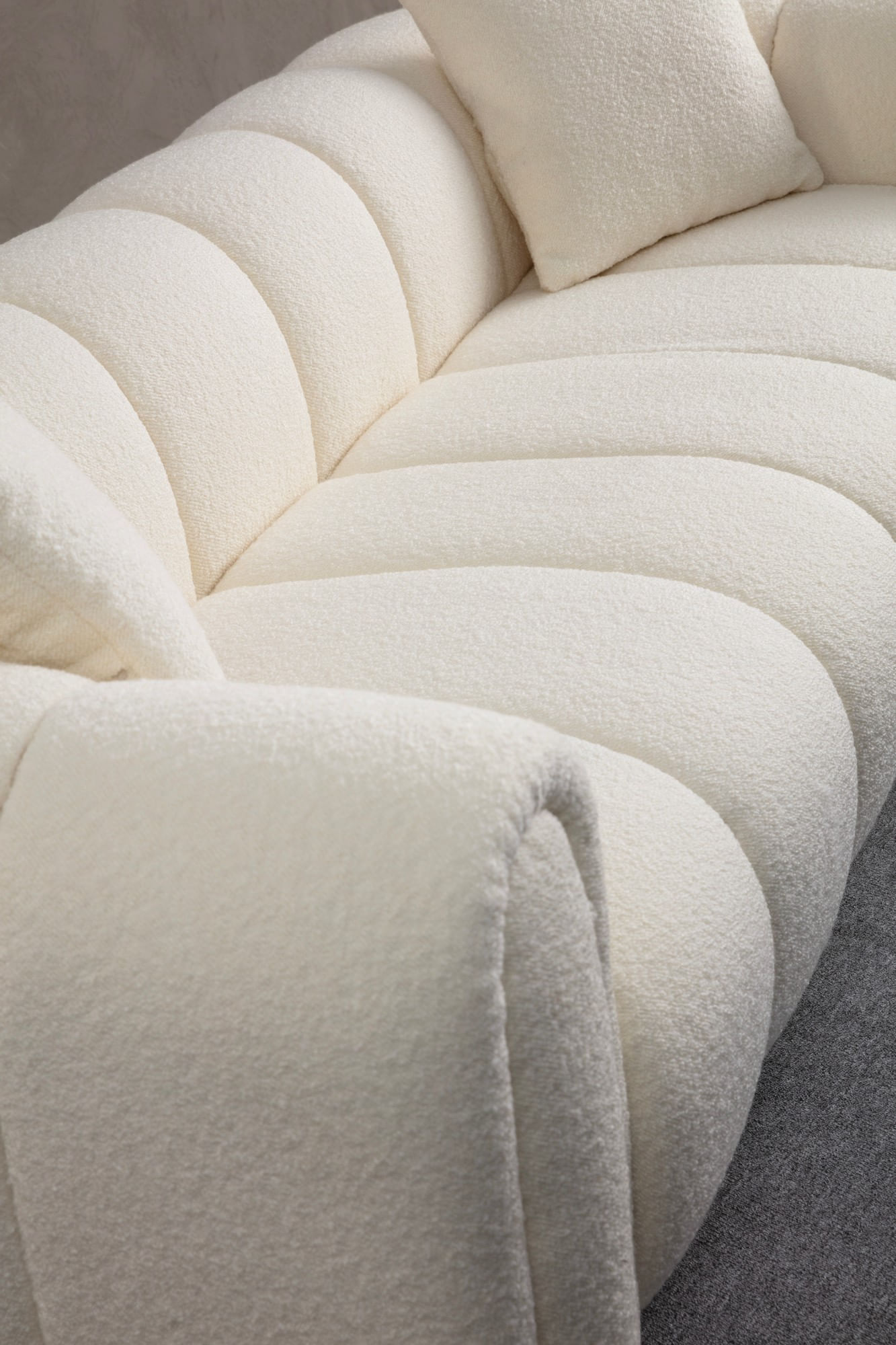 Canapea 3 locuri, Atelier Del Sofa, lemn fag si pal, alb, 240x105x75 cm, 560ARE1544 — imaginea 4