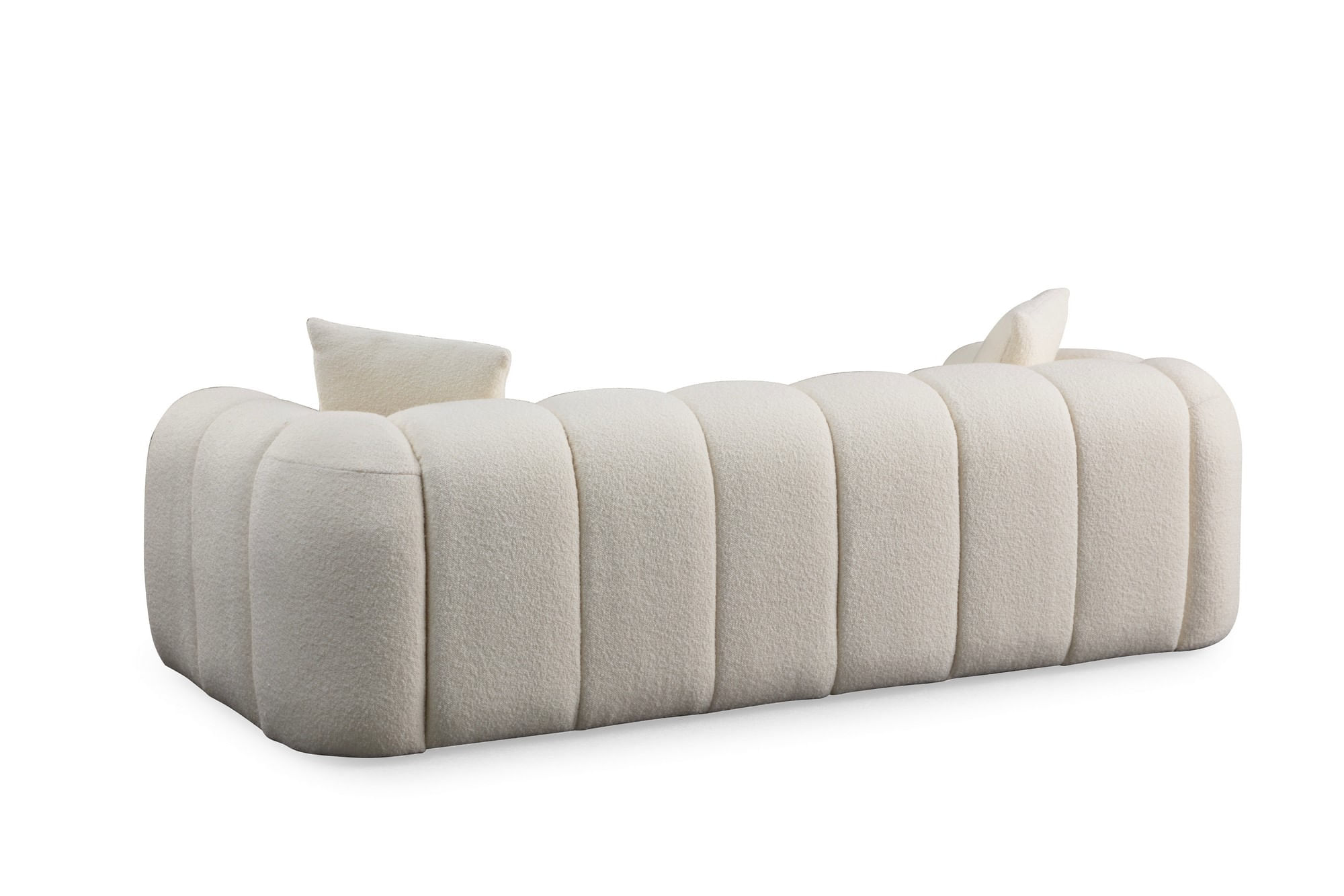 Canapea 3 locuri, Atelier Del Sofa, lemn fag si pal, alb, 240x105x75 cm, 560ARE1544 — imaginea 6