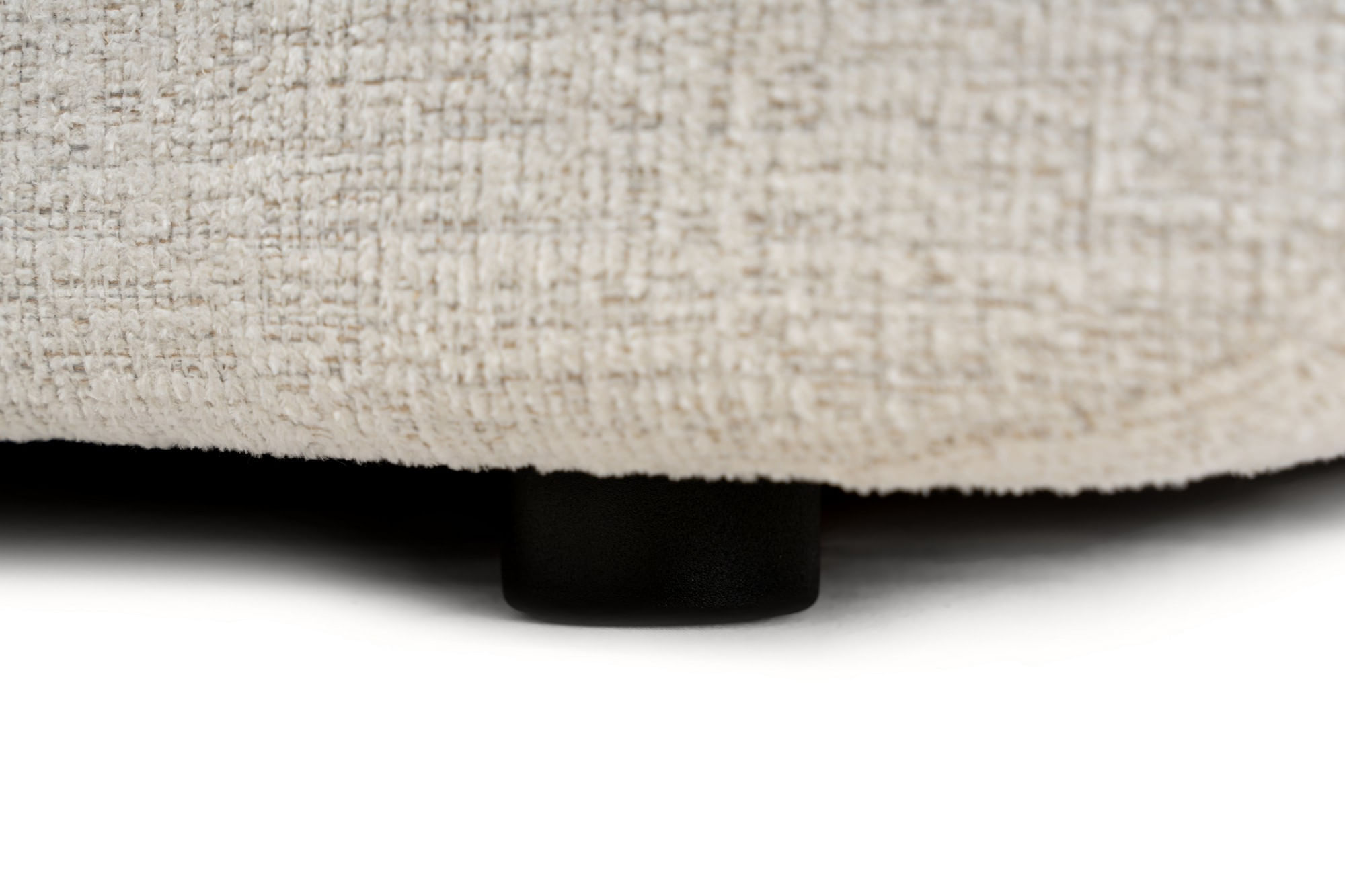 Canapea 3 locuri, Atelier Del Sofa, tesatura cu textura moale, alb, 277x103x72 cm — imaginea 15