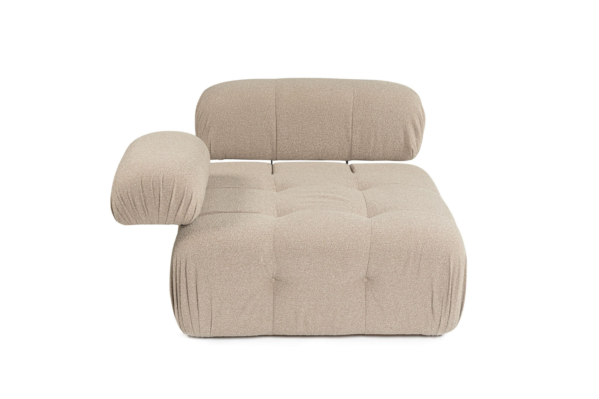 Fotoliu, Atelier Del Sofa, lemn de fag si pal, piersica, 100x100x80 cm — imaginea 6