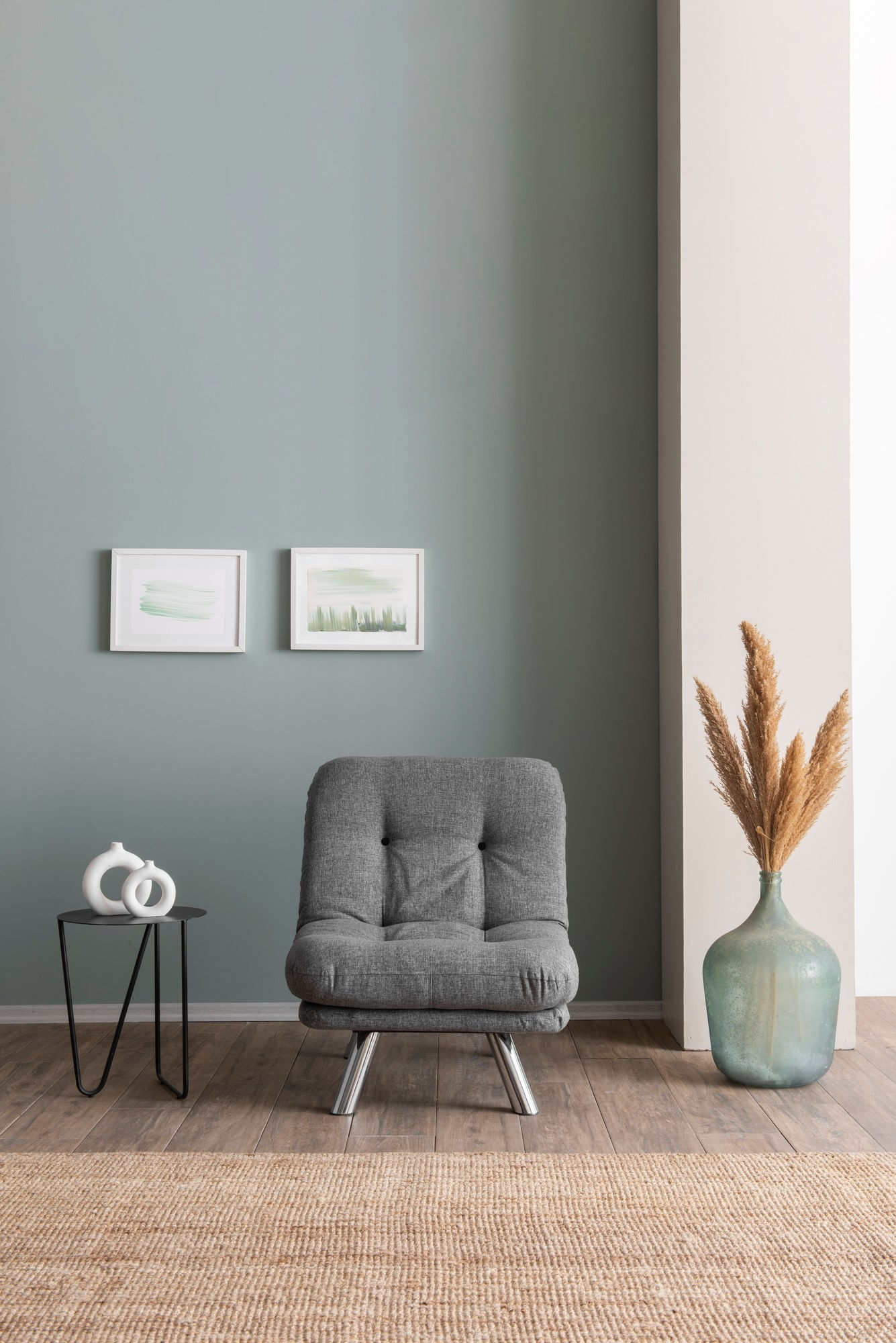 Canapea extensibila, Atelier Del Sofa, in, gri deschis, 110x70 cm — imaginea 5