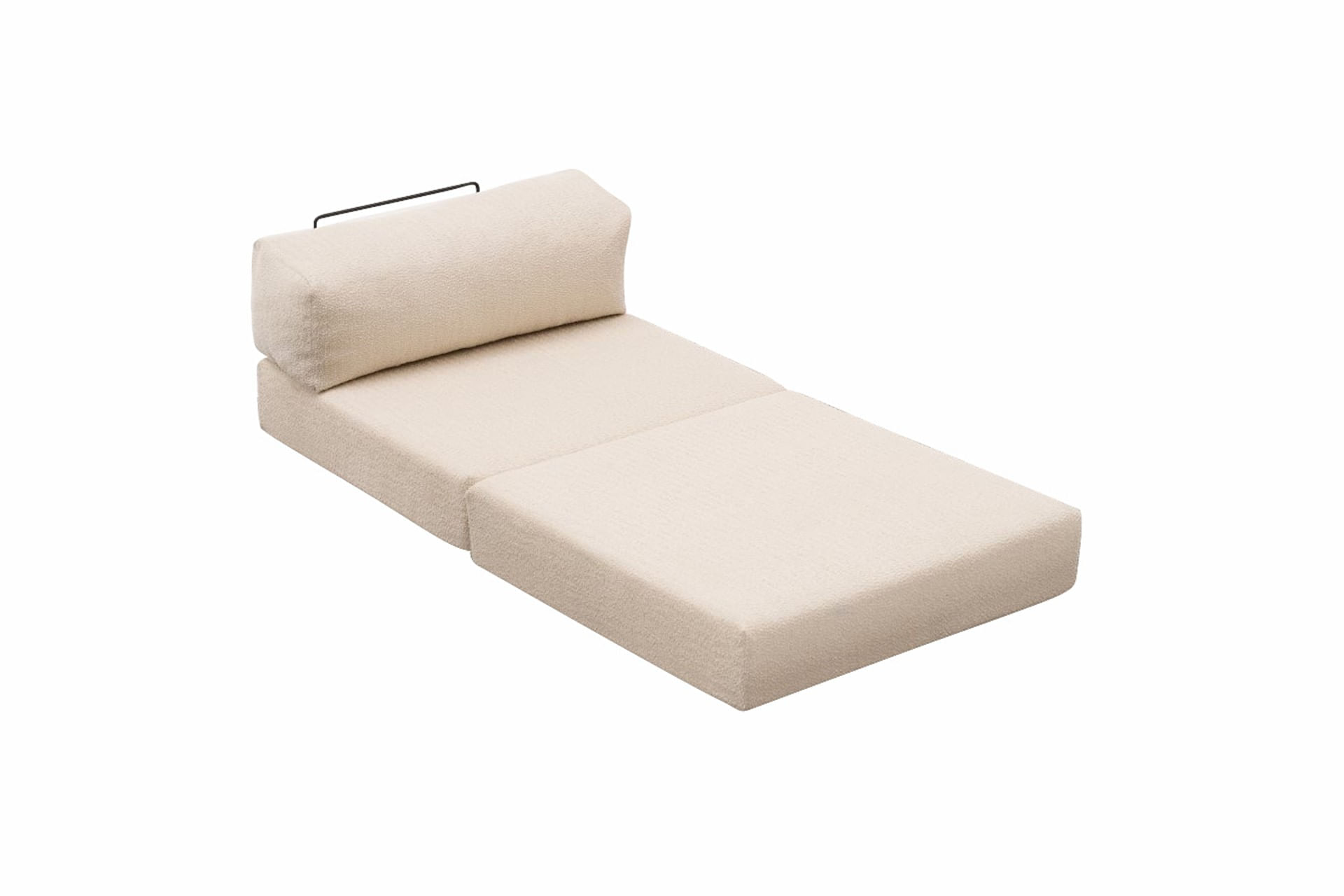 Canapea, Atelier Del Sofa, 100% chenille, crem, 95x75x95 cm — imaginea 4