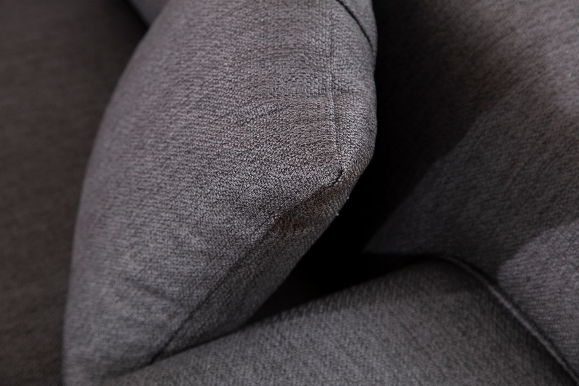 Canapea 2 locuri, Atelier Del Sofa, lemn fag si pal, antracit, 165x87x86 cm — imaginea 4