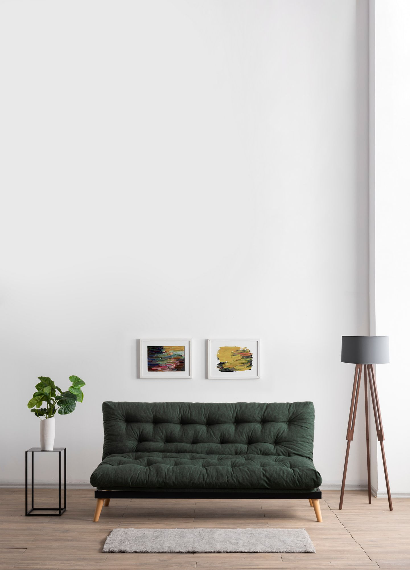 Canapea extensibila 3 locuri, Atelier Del Sofa, structura metal, stofa in, verde, 185x92x82 cm — imaginea 4