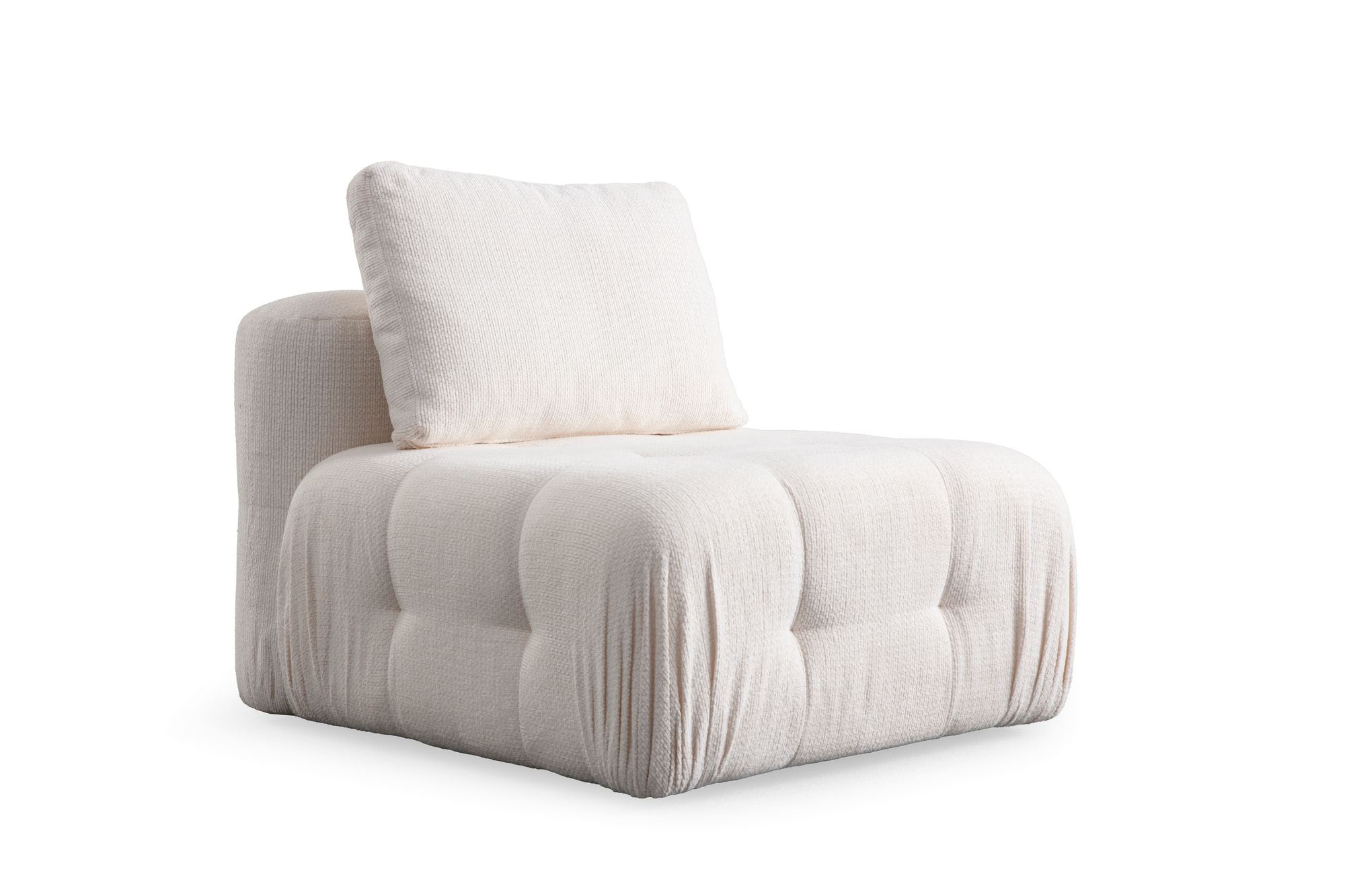 Canapea 3 locuri, Atelier Del Sofa, lemn fag si pal, alb, 290x100x65 cm — imaginea 8