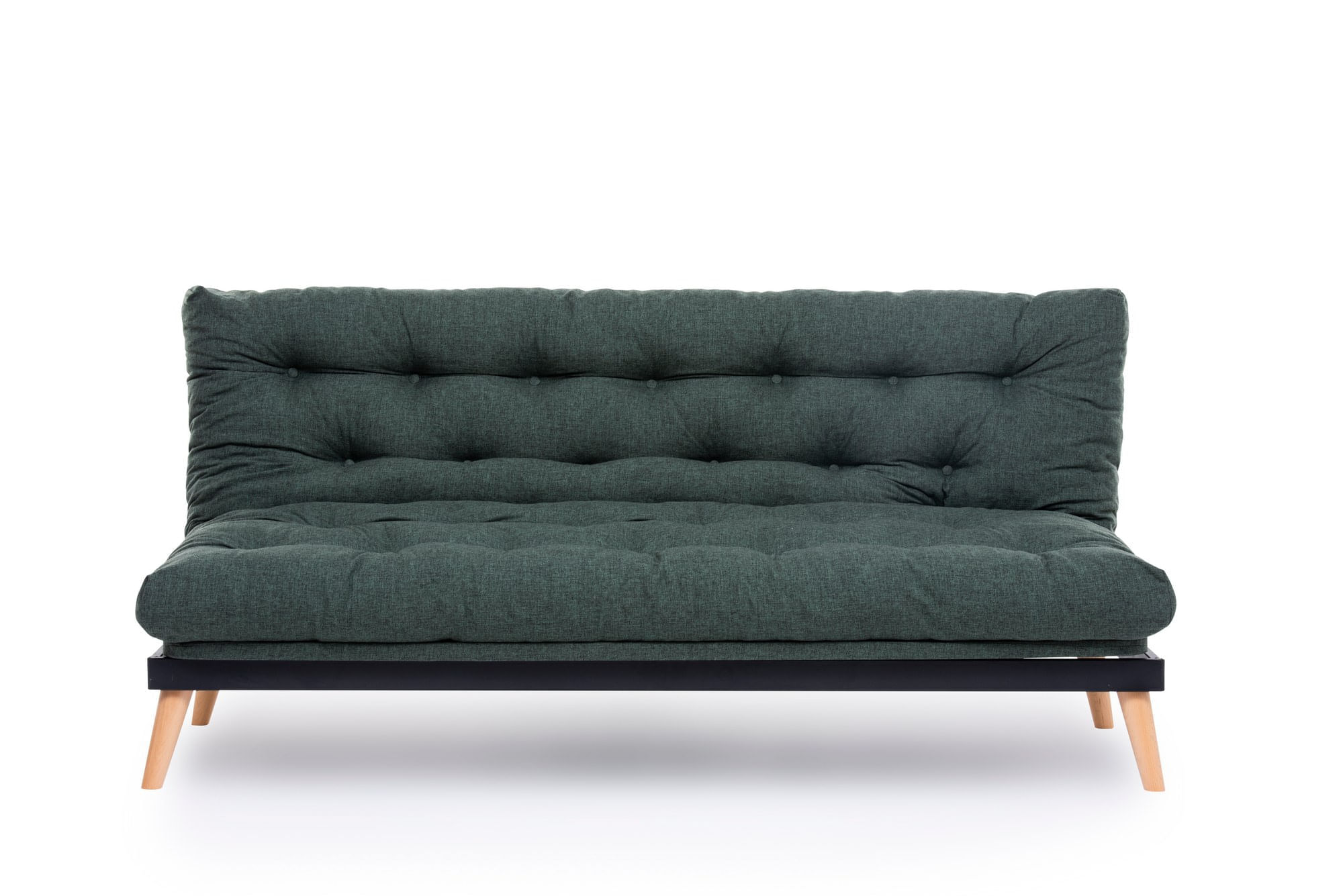 Canapea extensibila 3 locuri, Atelier Del Sofa, structura metal, stofa in, verde, 185x92x82 cm — imaginea 14