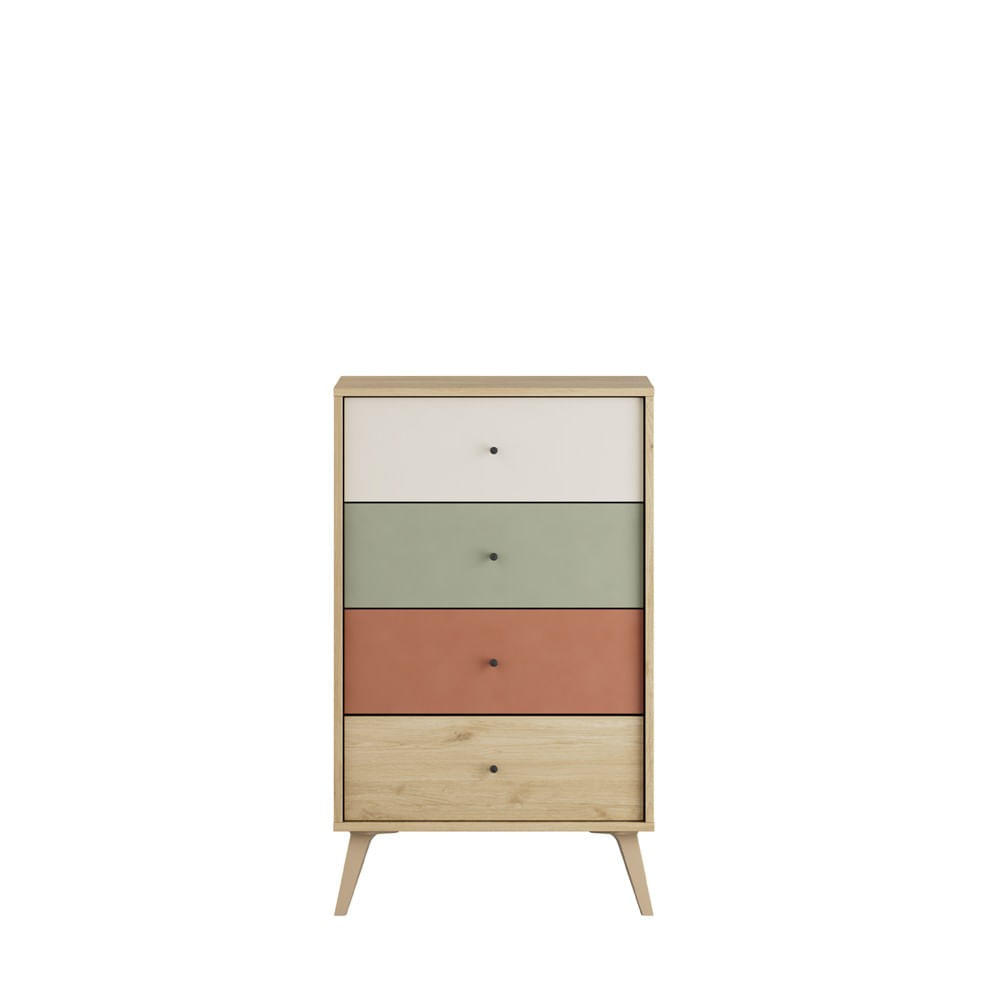 Comoda, Hanah Home, pal melaminat, multicolor, 60x44x100 cm