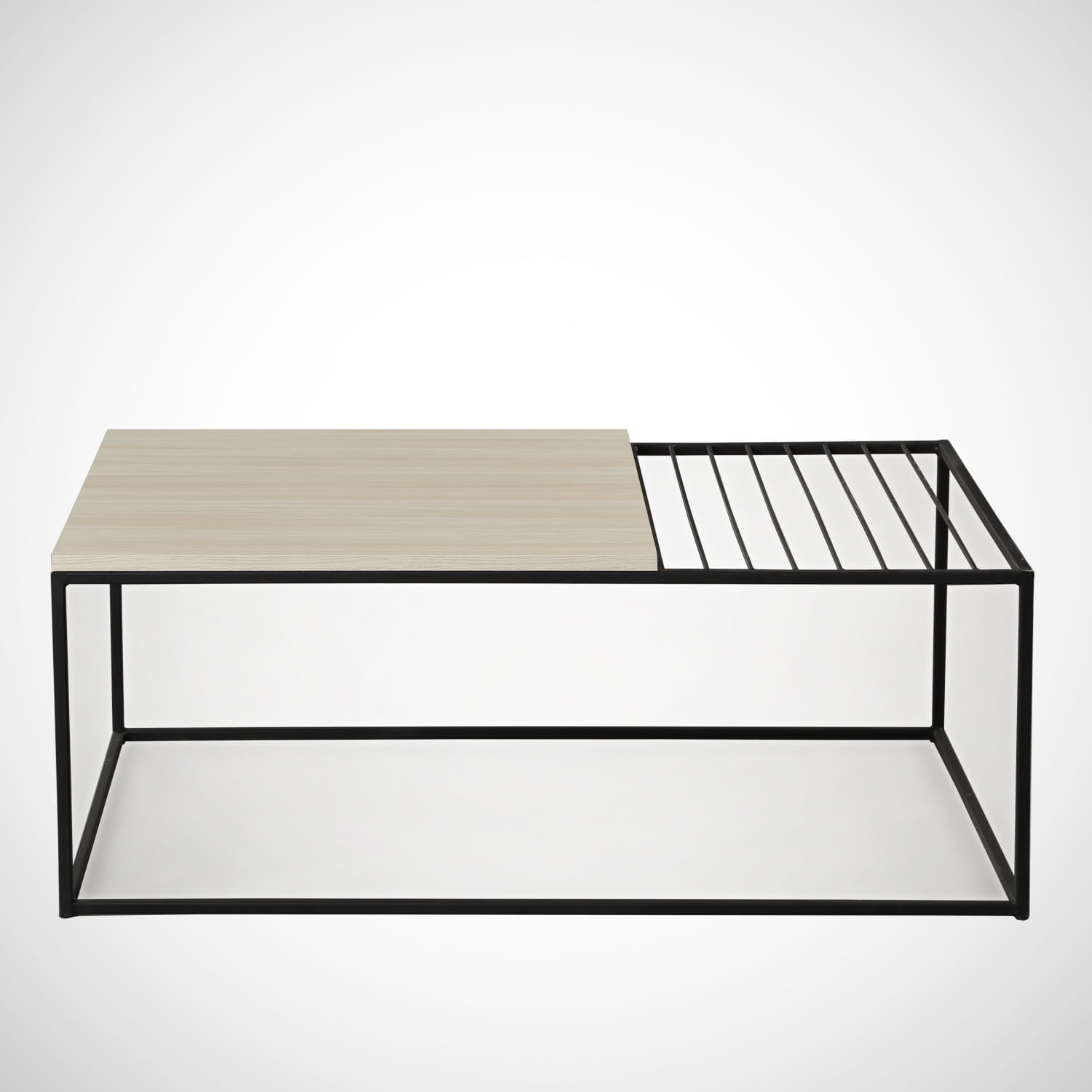 Masuta de cafea, Hanah Home, pal melaminat, stejar, 95x55x43 cm, 801CMY2840 — imaginea 4