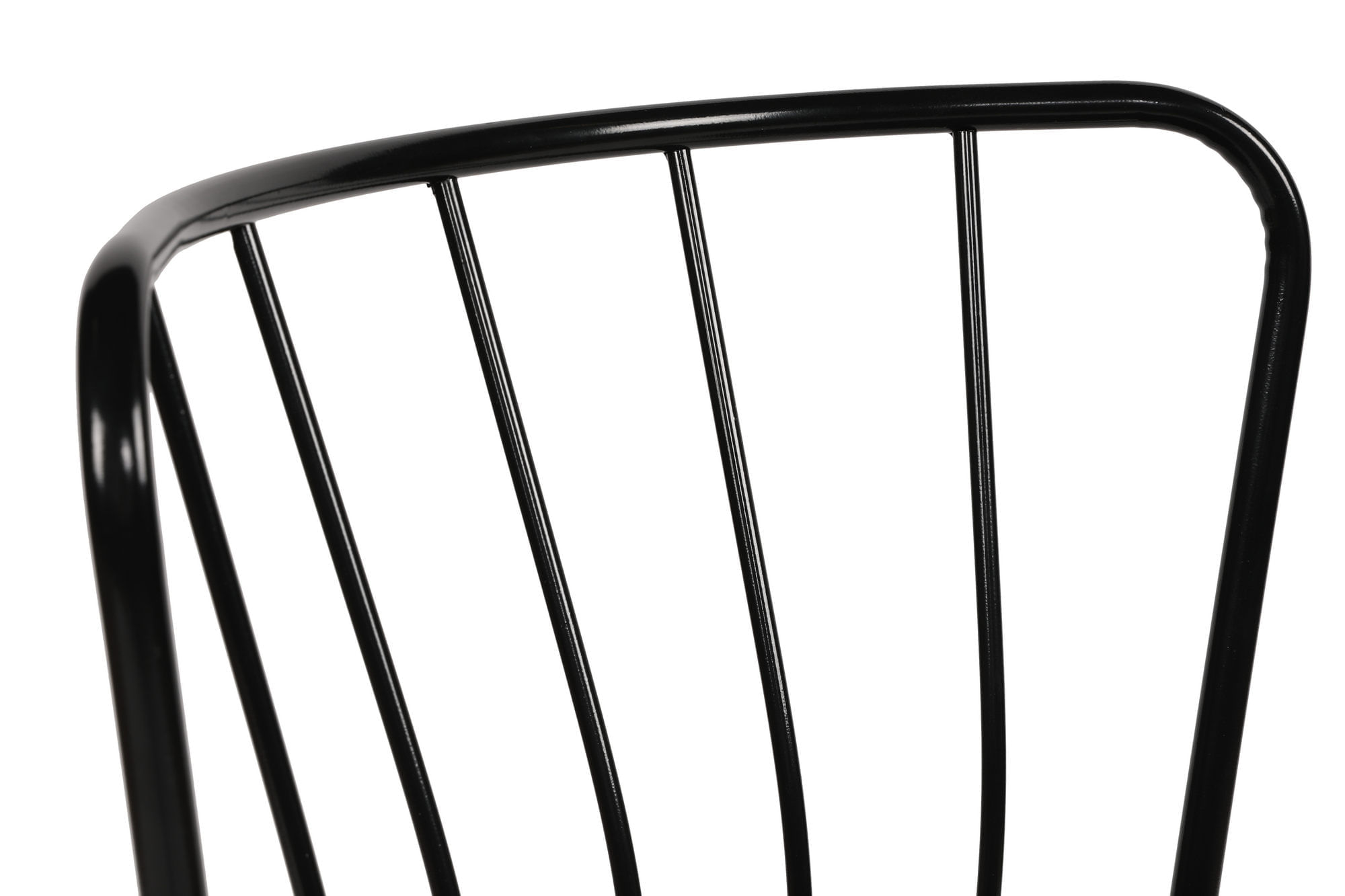 Set scaune, Hanah Home, metal, catifea, negru, 43x42x82 cm, 974NMB1210 — imaginea 6
