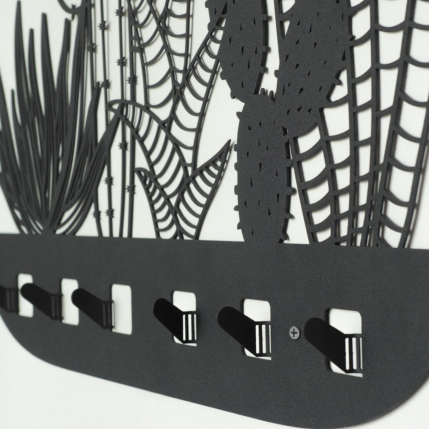 Cuier, Aberto Design, otel, negru, 68x44 cm — imaginea 4