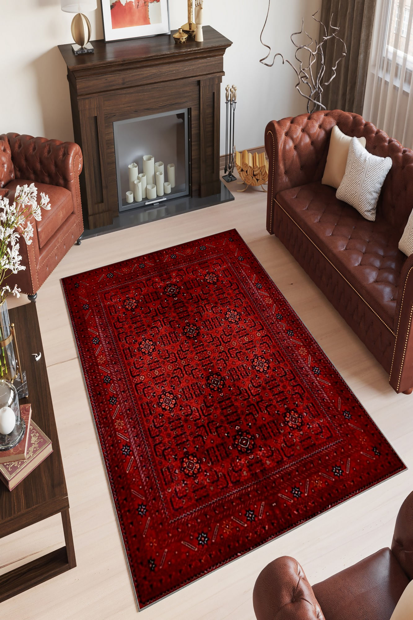 Covor, Conceptum Hypnose, multicolor, 60x100 cm, 100% poliester, antiderapant, 213HFT1828