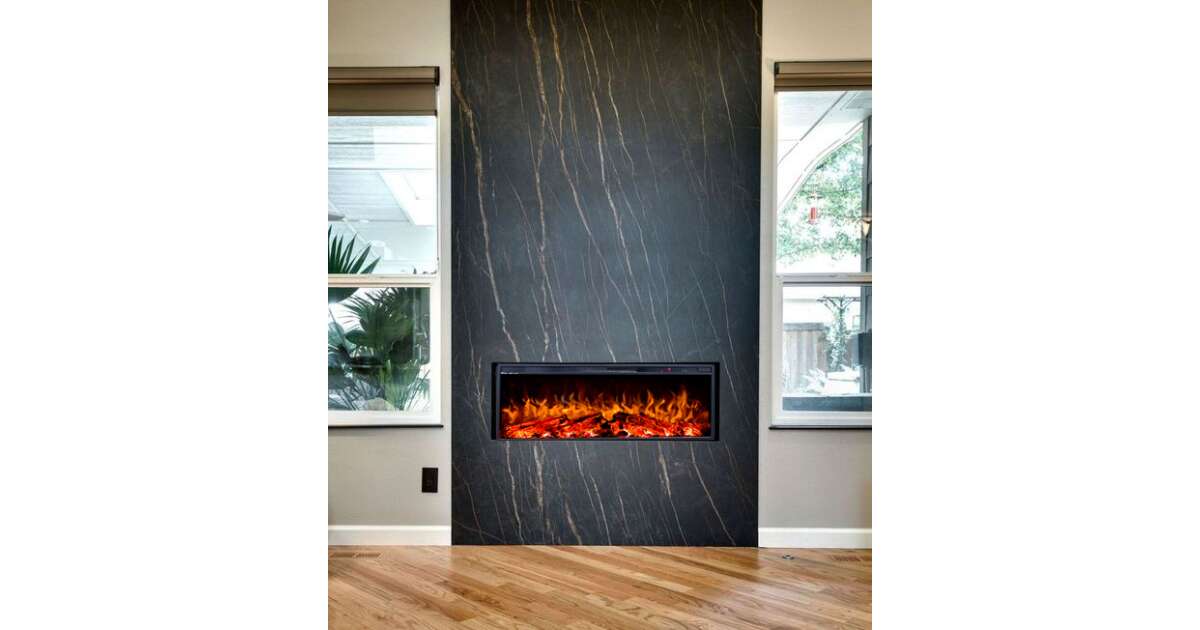 Semineu electric incorporabil Tasmania, 367x883x160 mm, 1500W