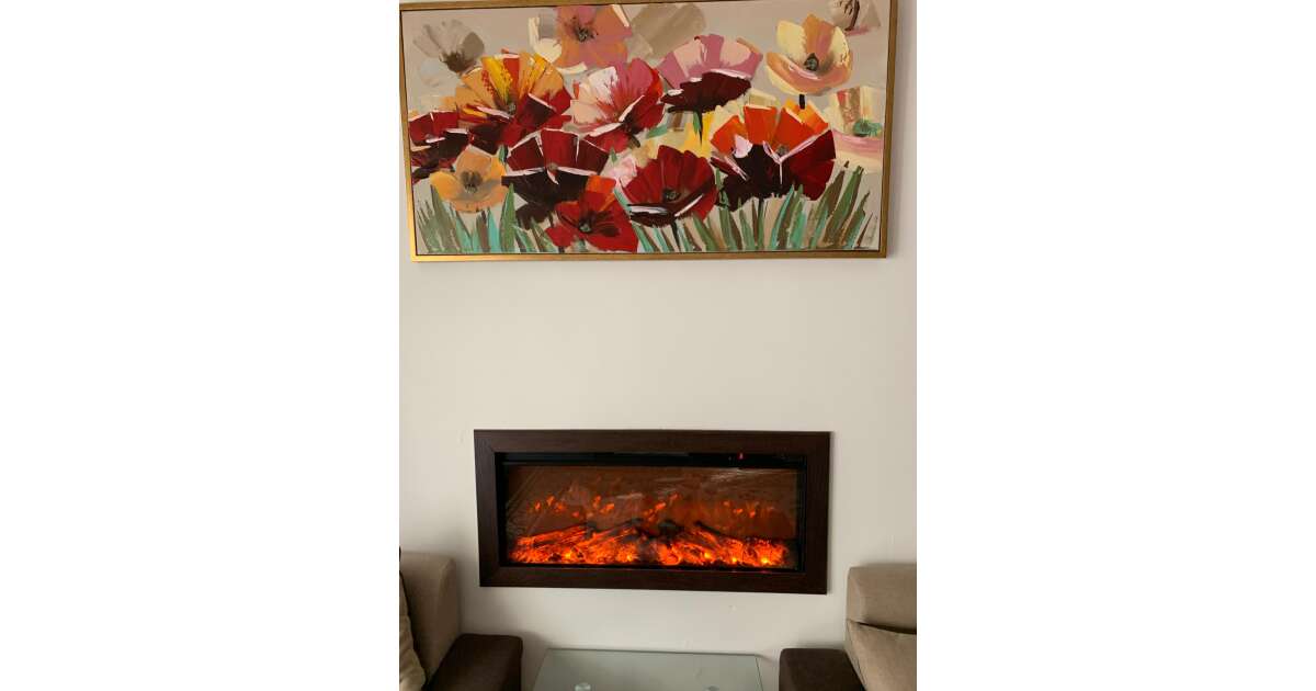 Semineu electric incorporabil Tasmania, 367x883x160 mm, 1500W - 2 | YEO