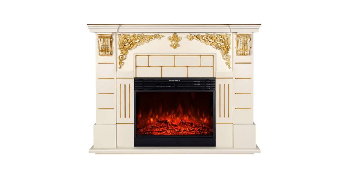 Semineu electric Imperial & Mirabella, Art Flame, 1110x1450x380 mm, 1950W