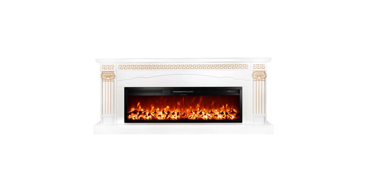 Semineu electric Calisto XL & Tanzania, Art Flame, 820x1900x300 mm, 1500W