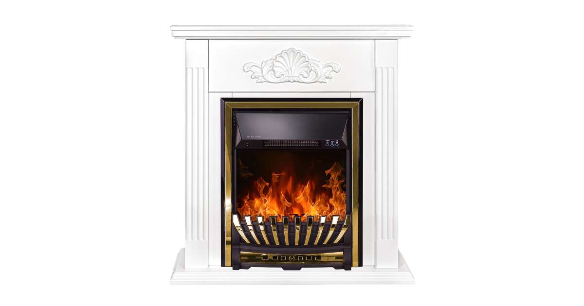 Semineu electric Sorina & Meridian, Art Flame, 900x900x270 mm, 2000W - 1 | YEO