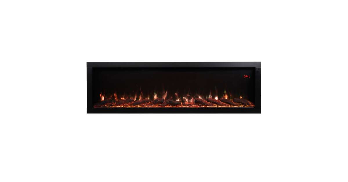 Semineu electric de perete-incorporabil Haven 40, 460x1000x162 mm, 1500W