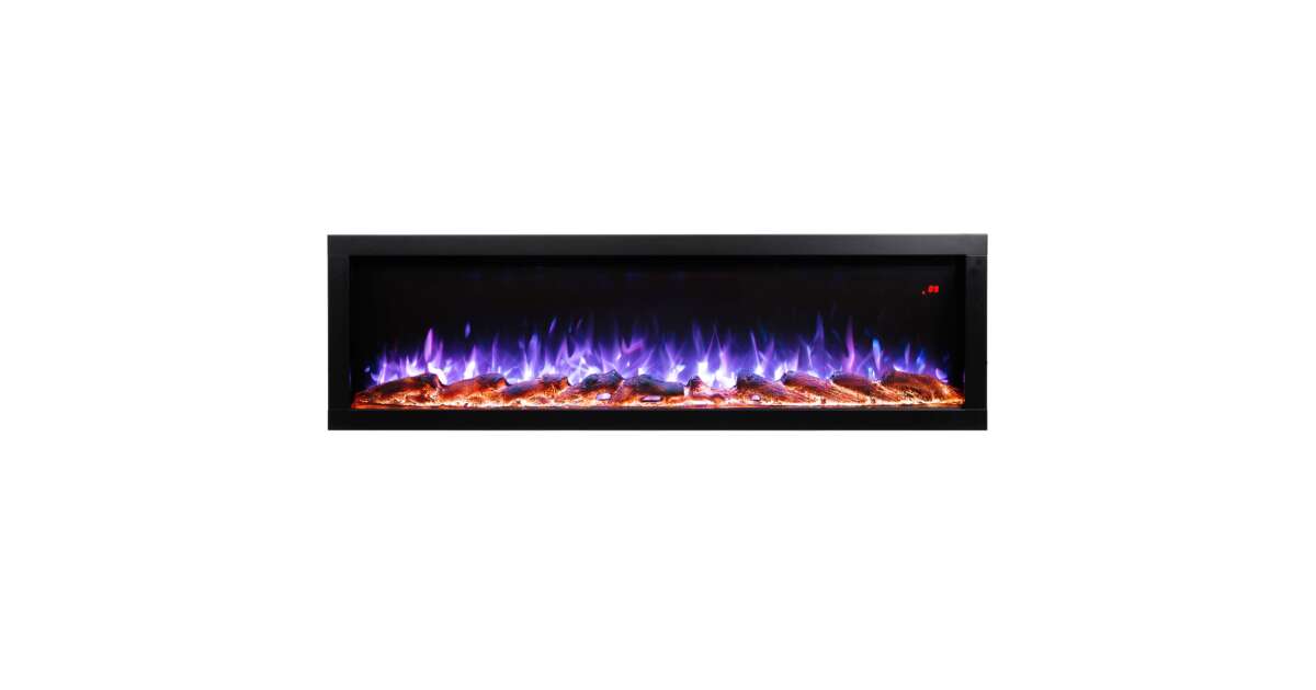 Semineu electric de perete-incorporabil Haven 40, 460x1000x162 mm, 1500W - 1 | YEO