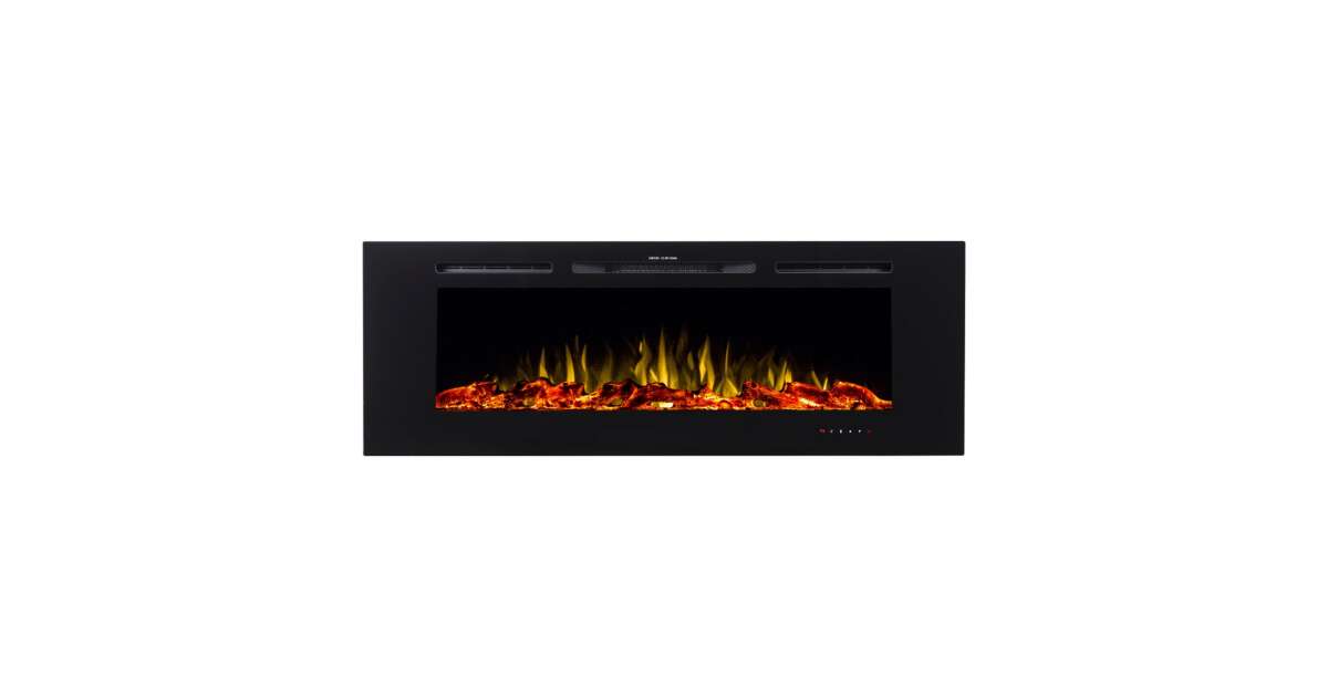 Semineu electric de perete-incorporabil Avalon, 544x1650x140 mm, 1500W